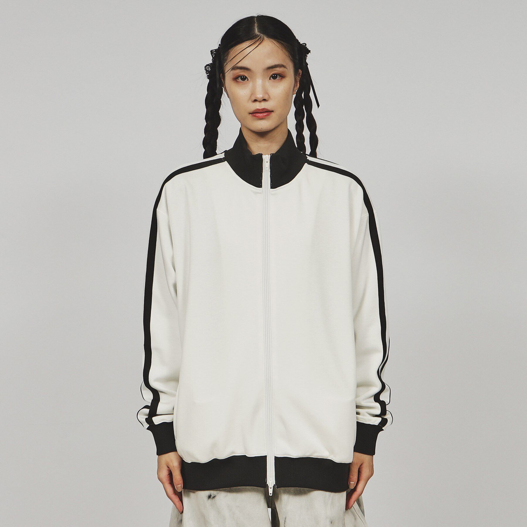 tk.TAKEO KIKUCHI「ルーズシルエットトラックジャケット（セットアップ対応）」|ブルゾン・スタジャン|