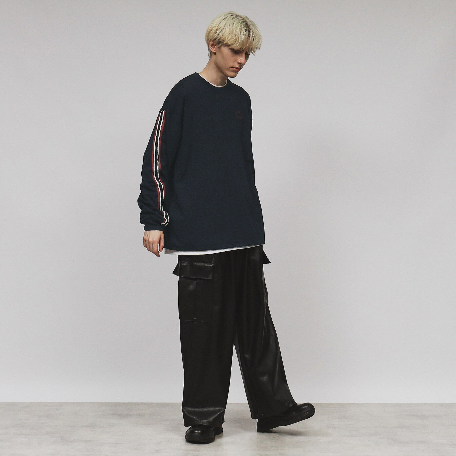 tk.TAKEO KIKUCHI「サークルロゴラインカットソー」|Tシャツ・カットソー|