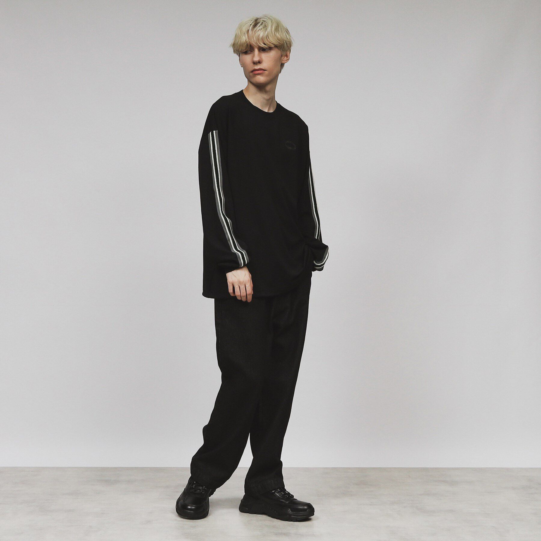 tk.TAKEO KIKUCHI「サークルロゴラインカットソー」|Tシャツ・カットソー|