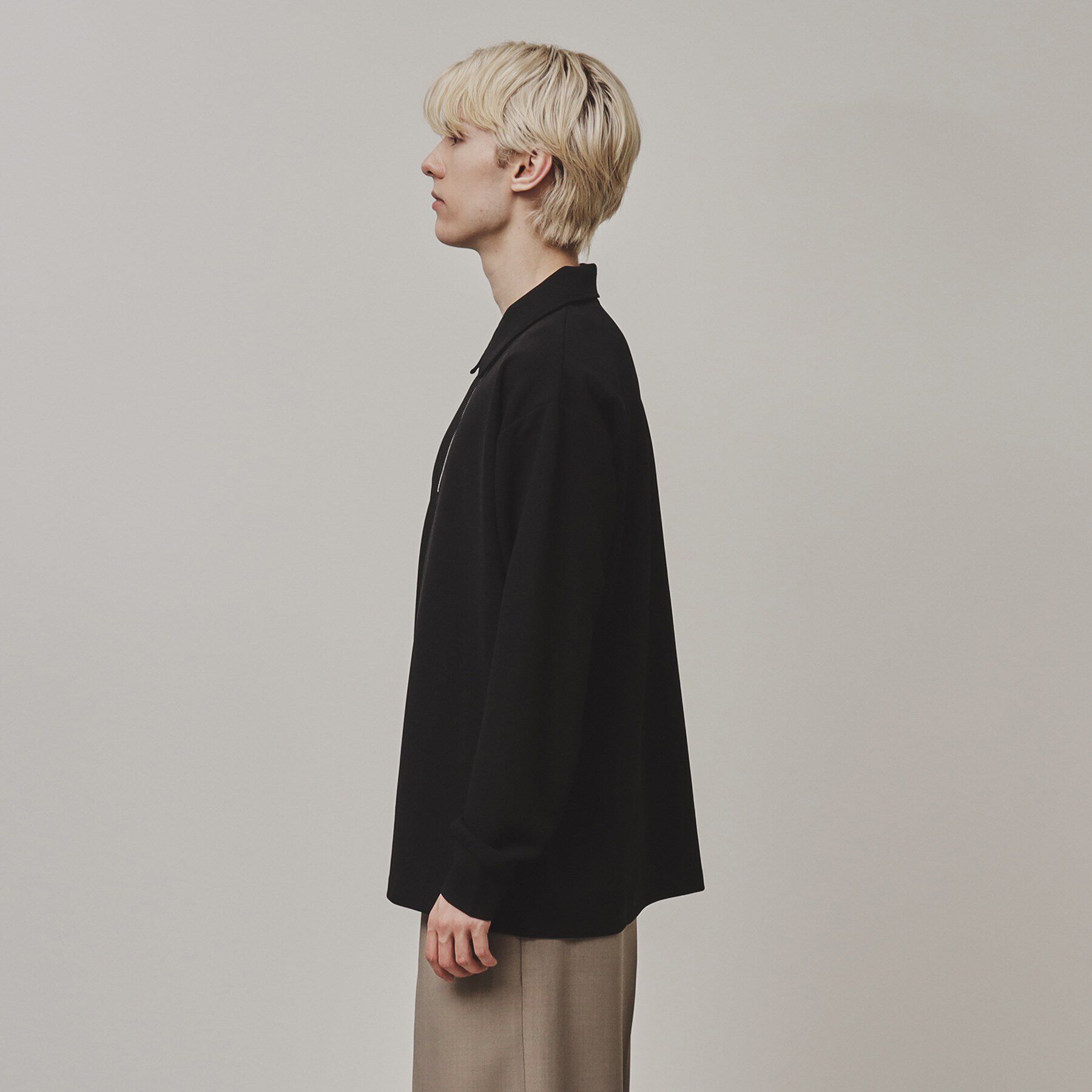 tk.TAKEO KIKUCHI「ジョーゼットハーフジップポロ」|Tシャツ・カットソー|