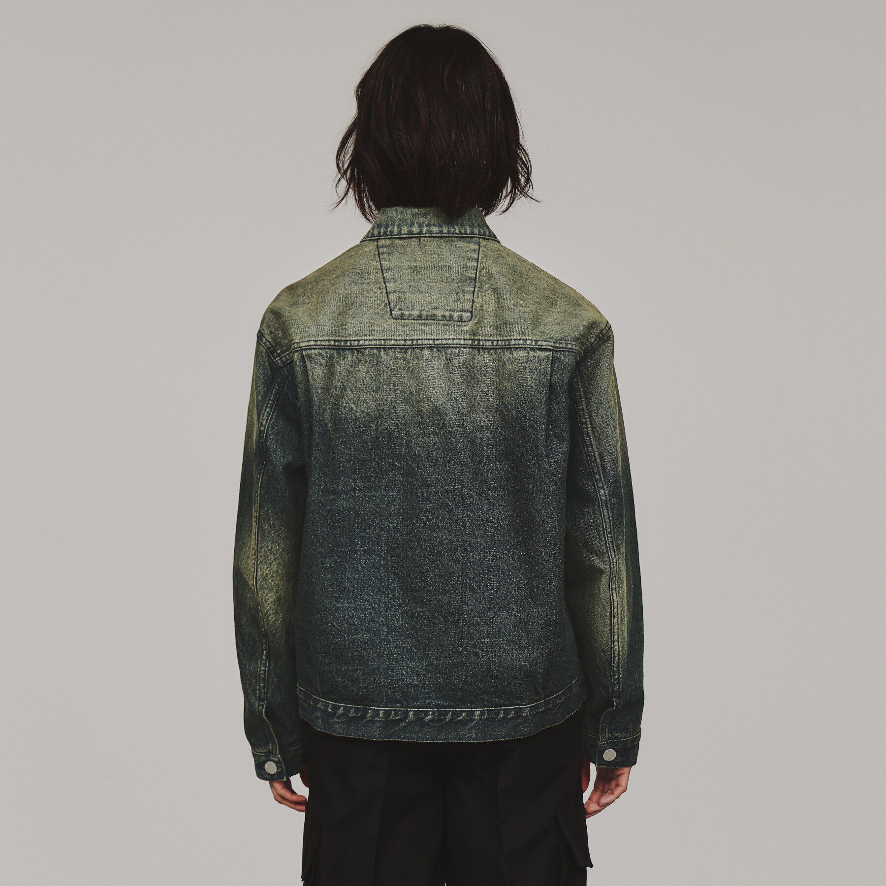 tk.TAKEO KIKUCHI「ウォッシュドカラーデニムブルゾン」|デニムジャケット|