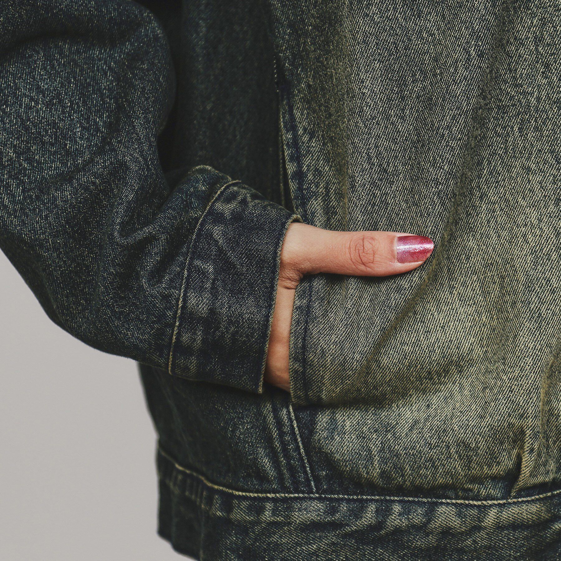 tk.TAKEO KIKUCHI「ウォッシュドカラーデニムブルゾン」|デニムジャケット|