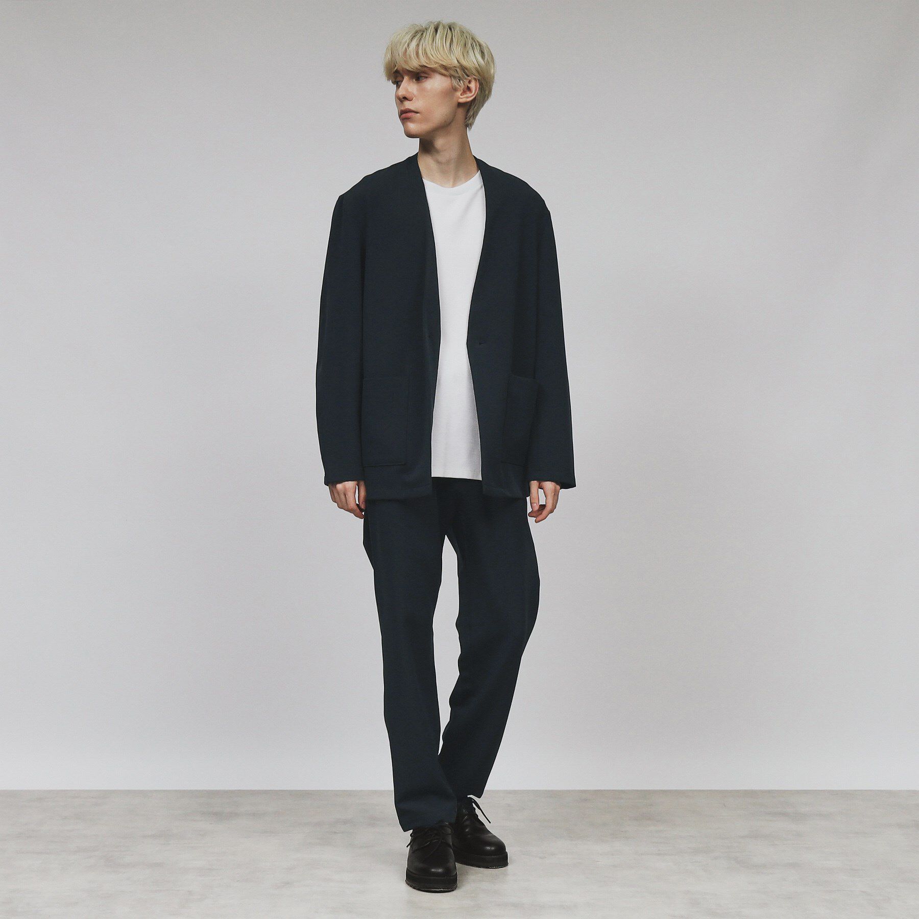 tk.TAKEO KIKUCHI「360度ストレッチノーカラージャケット」|ノーカラージャケット|