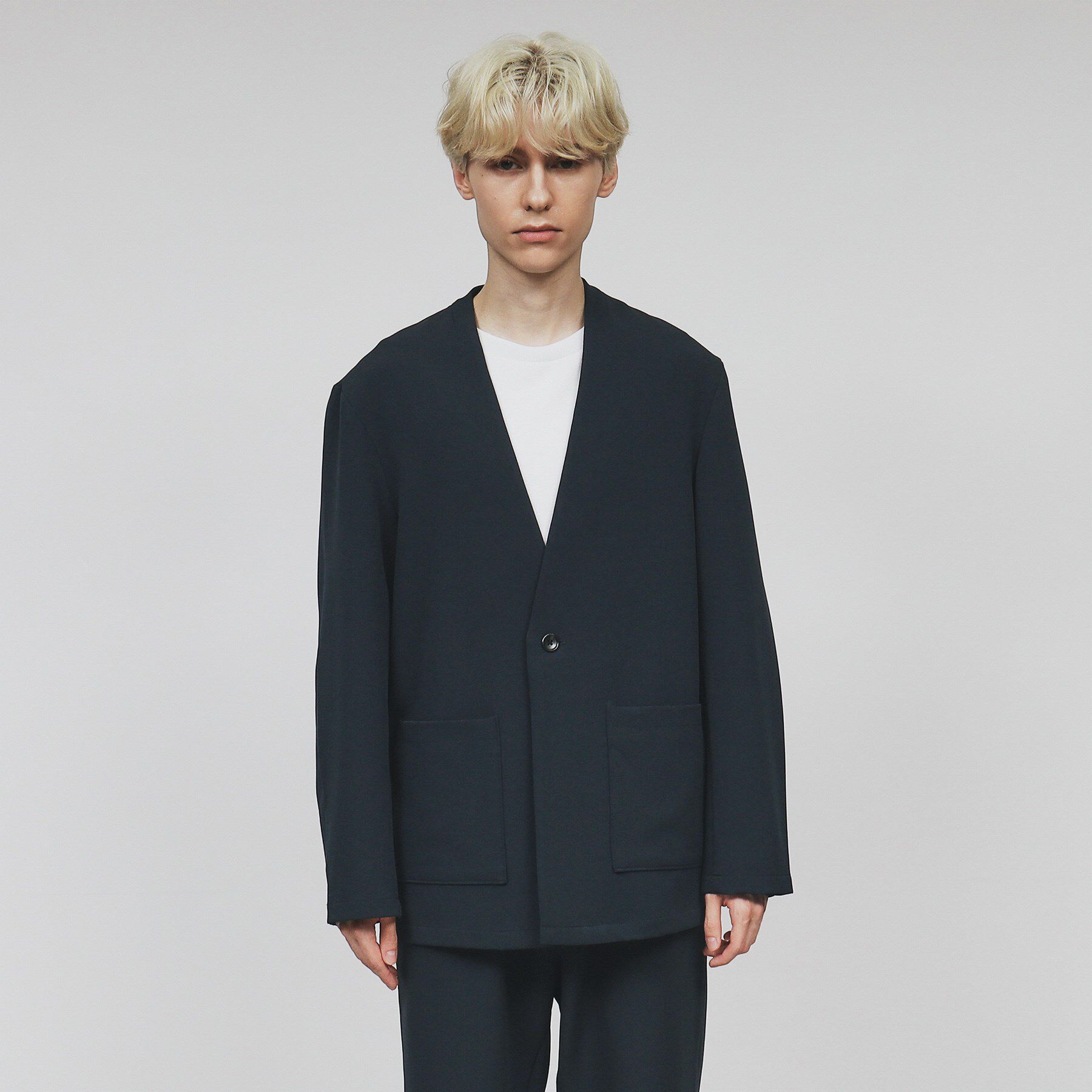 tk.TAKEO KIKUCHI「360度ストレッチノーカラージャケット」|ノーカラージャケット|