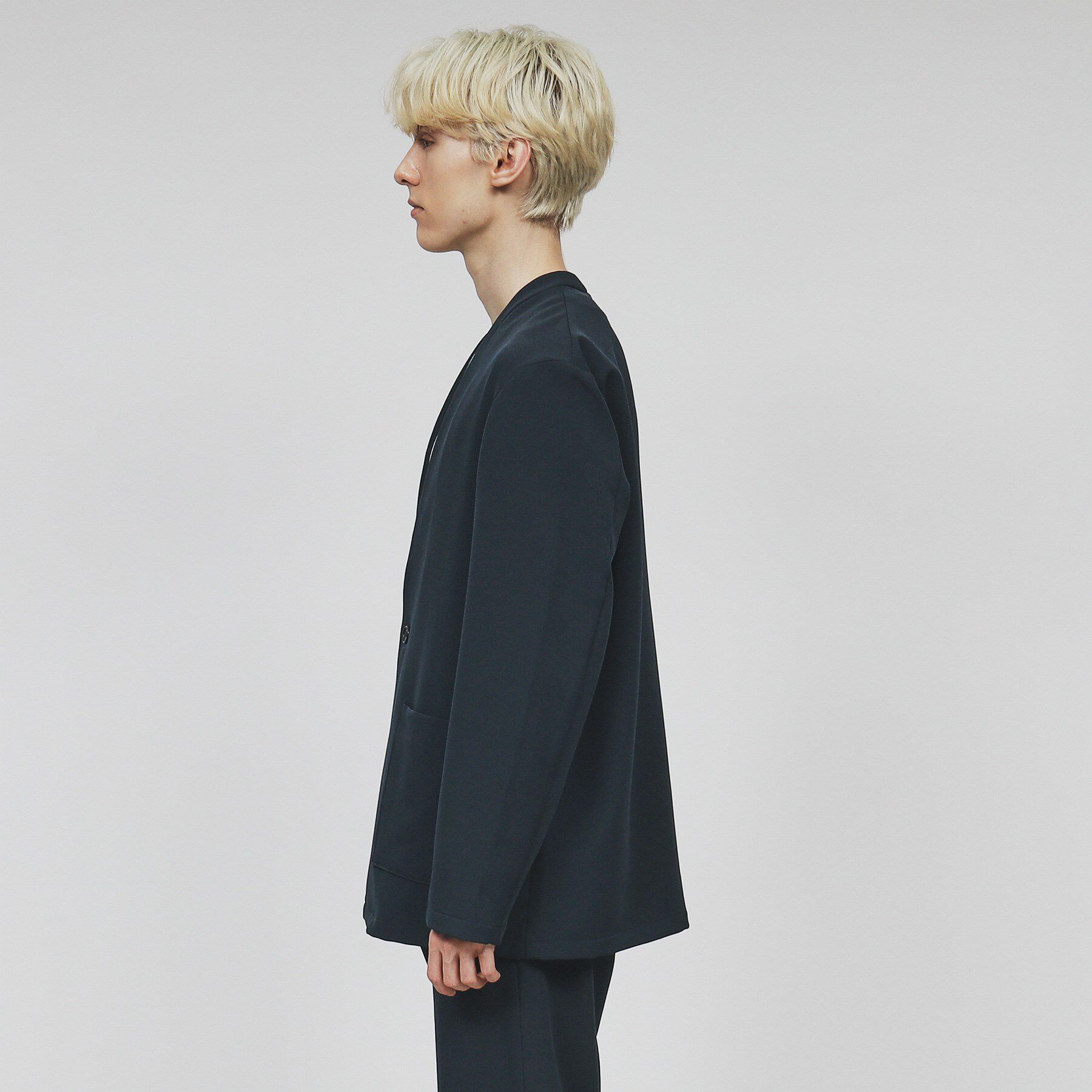 tk.TAKEO KIKUCHI「360度ストレッチノーカラージャケット」|ノーカラージャケット|