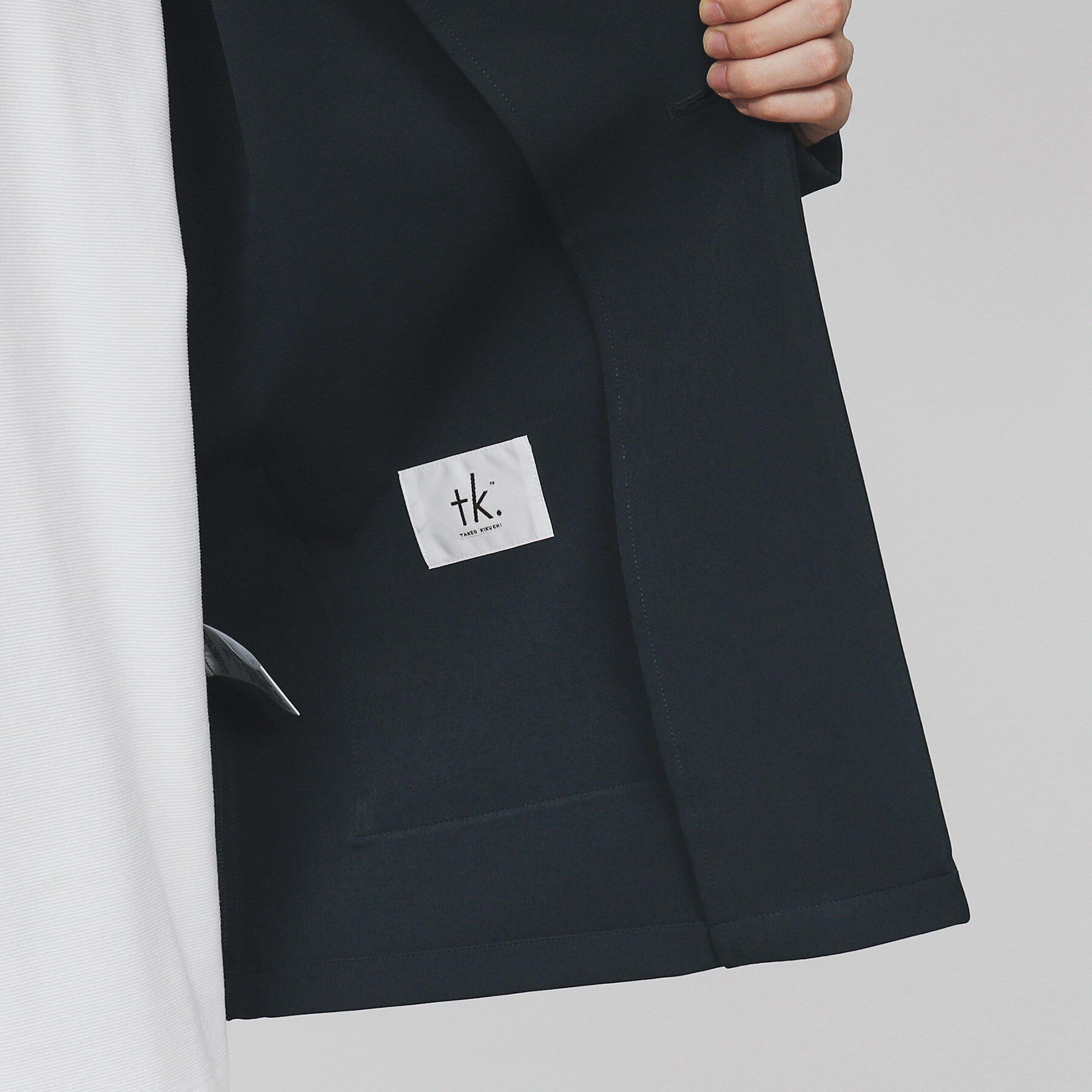 tk.TAKEO KIKUCHI「360度ストレッチノーカラージャケット」|ノーカラージャケット|