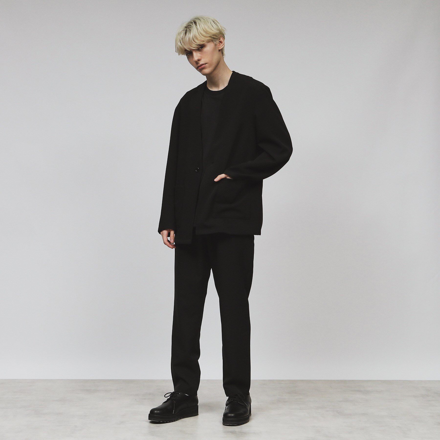 tk.TAKEO KIKUCHI「360度ストレッチノーカラージャケット」|ノーカラージャケット|