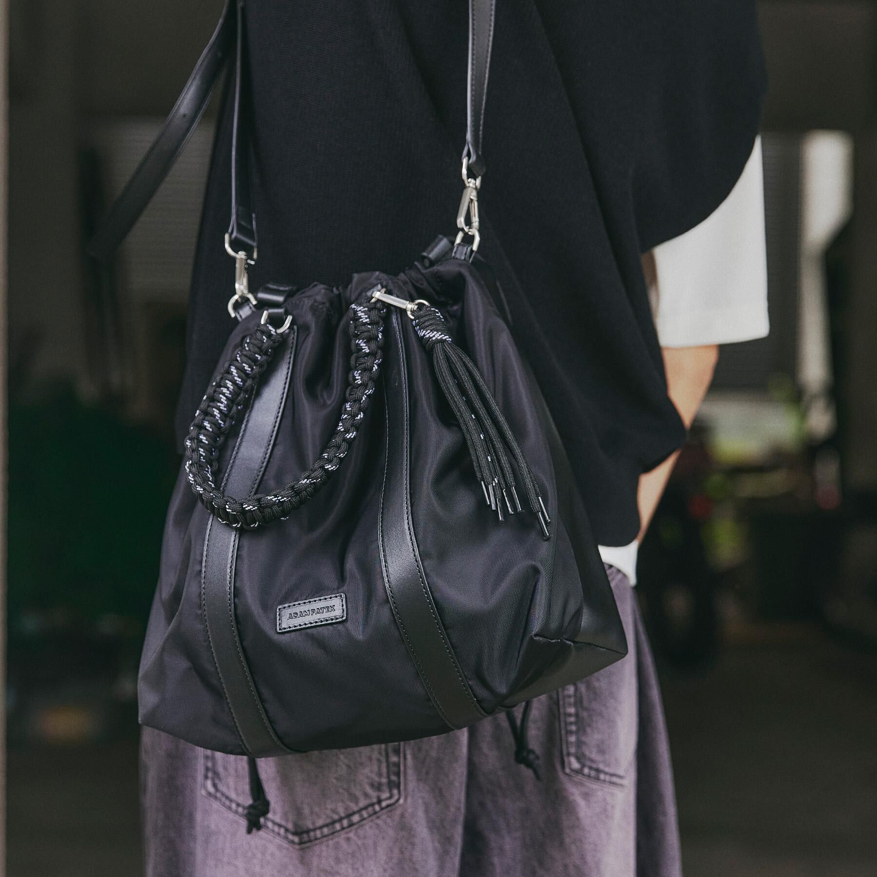 tk.TAKEO KIKUCHI「ADAMPATEK 別注 8WAYショルダーバッグ」|ショルダー・メッセンジャー|ブラック(519)