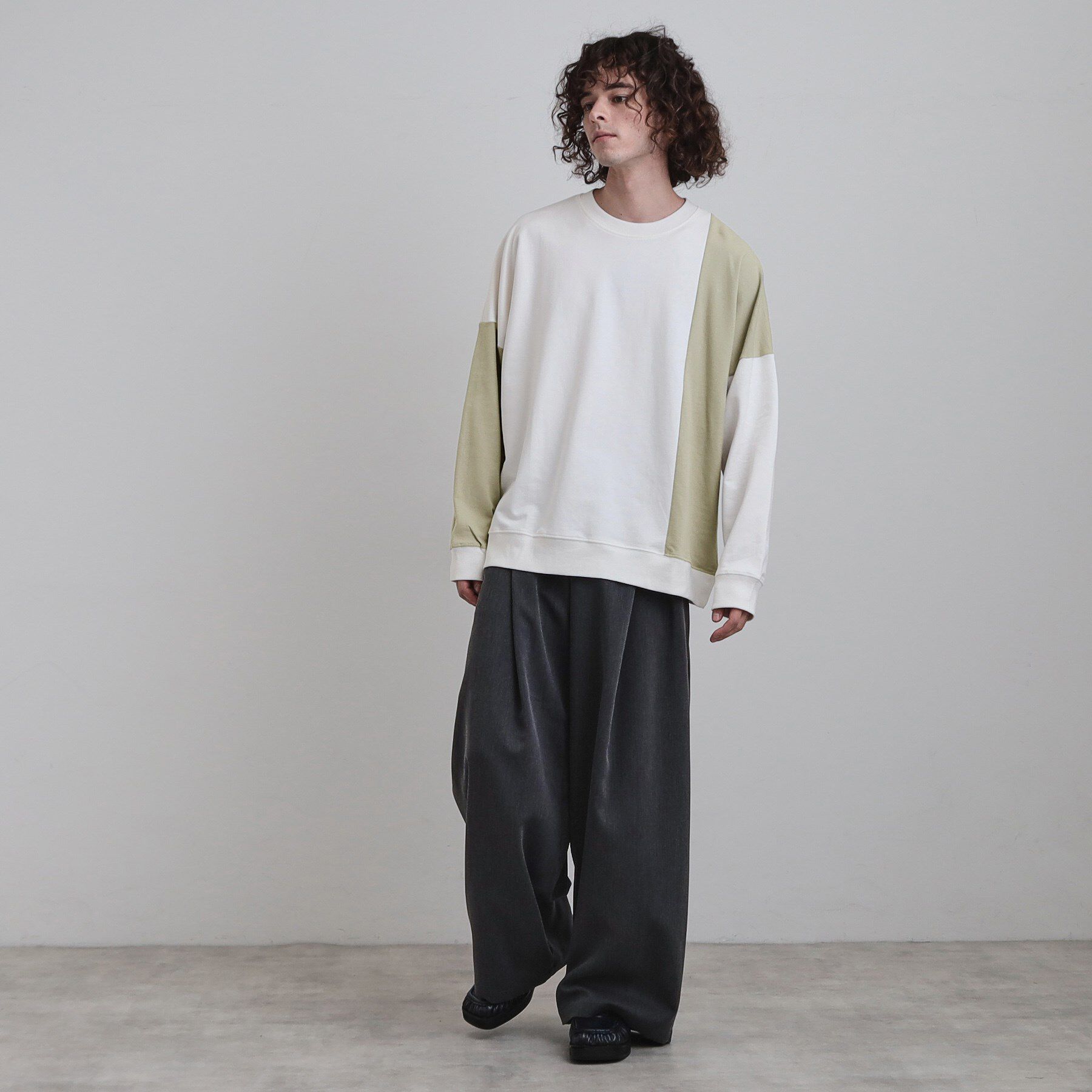 tk.TAKEO KIKUCHI「切り替えスウェット」|Tシャツ・カットソー|