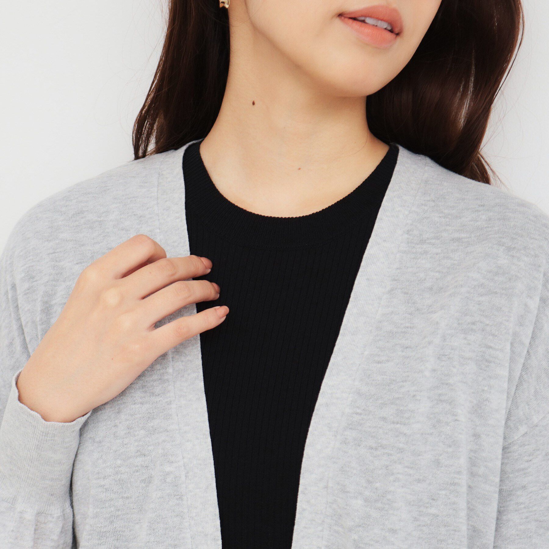 index「ショートトッパーカーディガン【洗濯機洗い可】」|カーディガン|