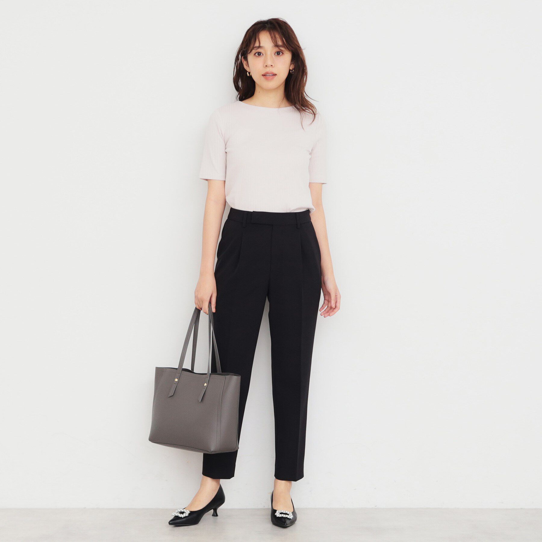 index「ストレッチテーパードパンツ/セットアップ対応 【洗濯機洗い可/防シワ/イージーアイロン】」|その他|