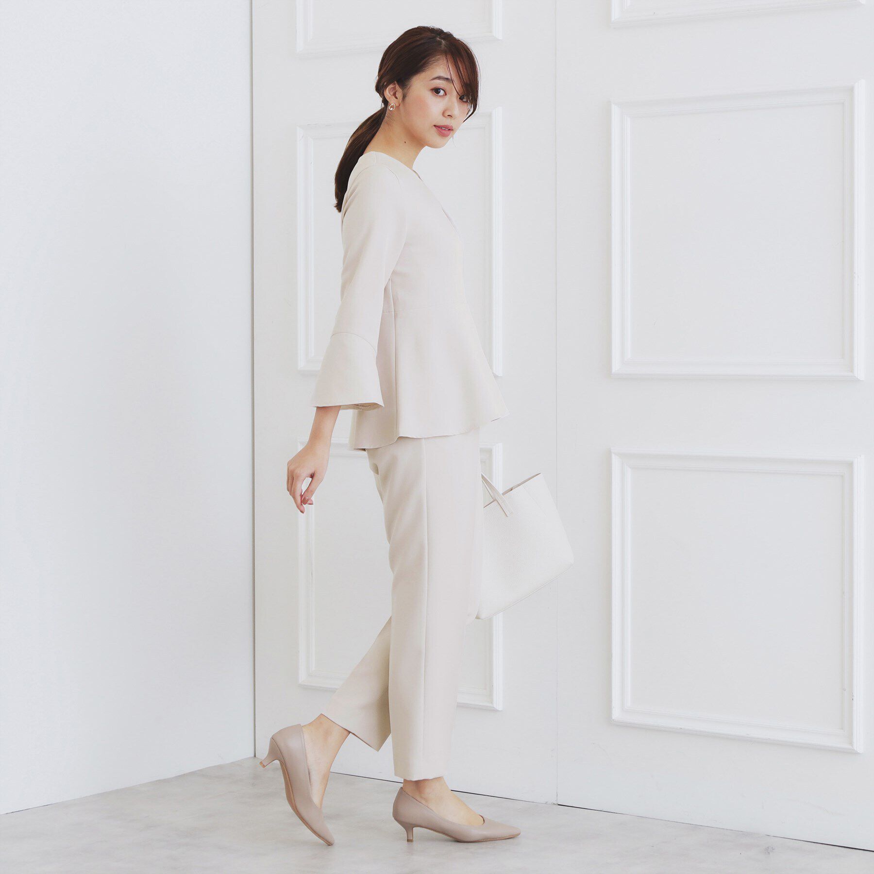 index「＜通勤・セレモニー/セットアップ対応＞ストレッチテーパードパンツ【洗濯機洗い可/イージーアイロン】」|その他|