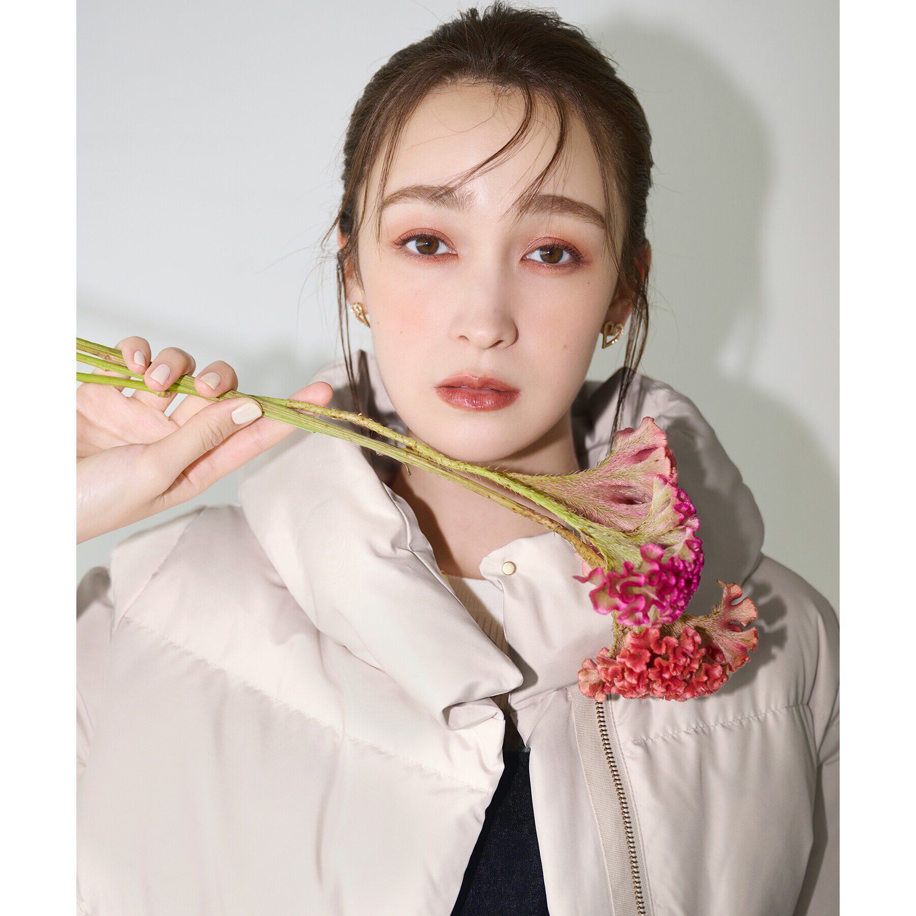 index「《美人百花掲載》河田ダウン ショートコート【洗濯機洗い可/撥水/静電気防止裏地】」|ダウン|