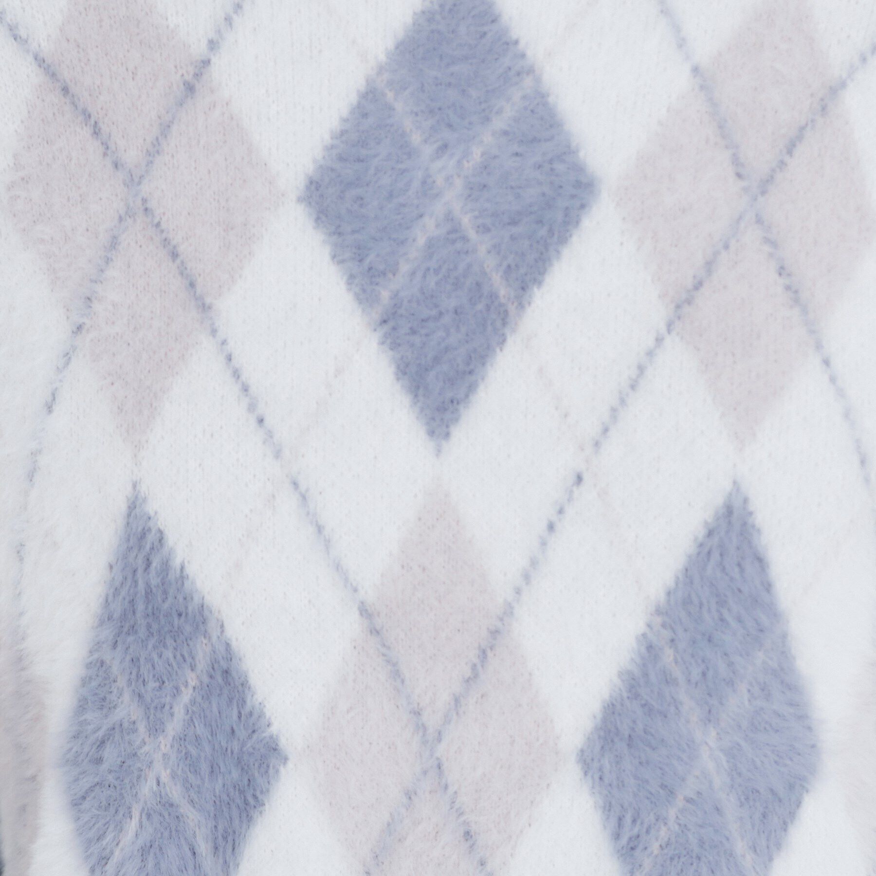 index「アーガイルチェックフェザーニット【洗濯機洗い可】」|ニット・セーター|