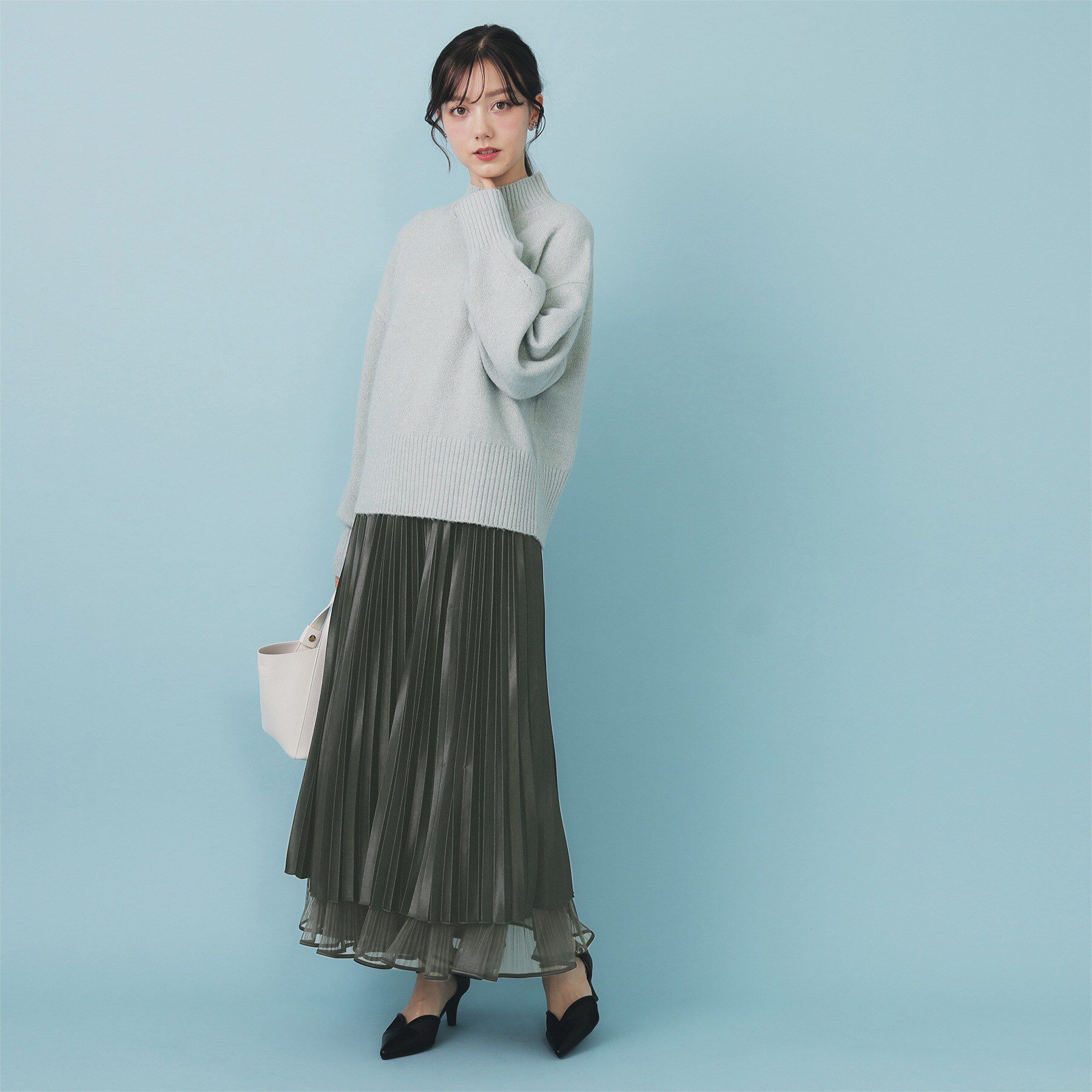 index「リバーシブルチュールティアードフレアスカート【洗濯機可OK】」|スカート|