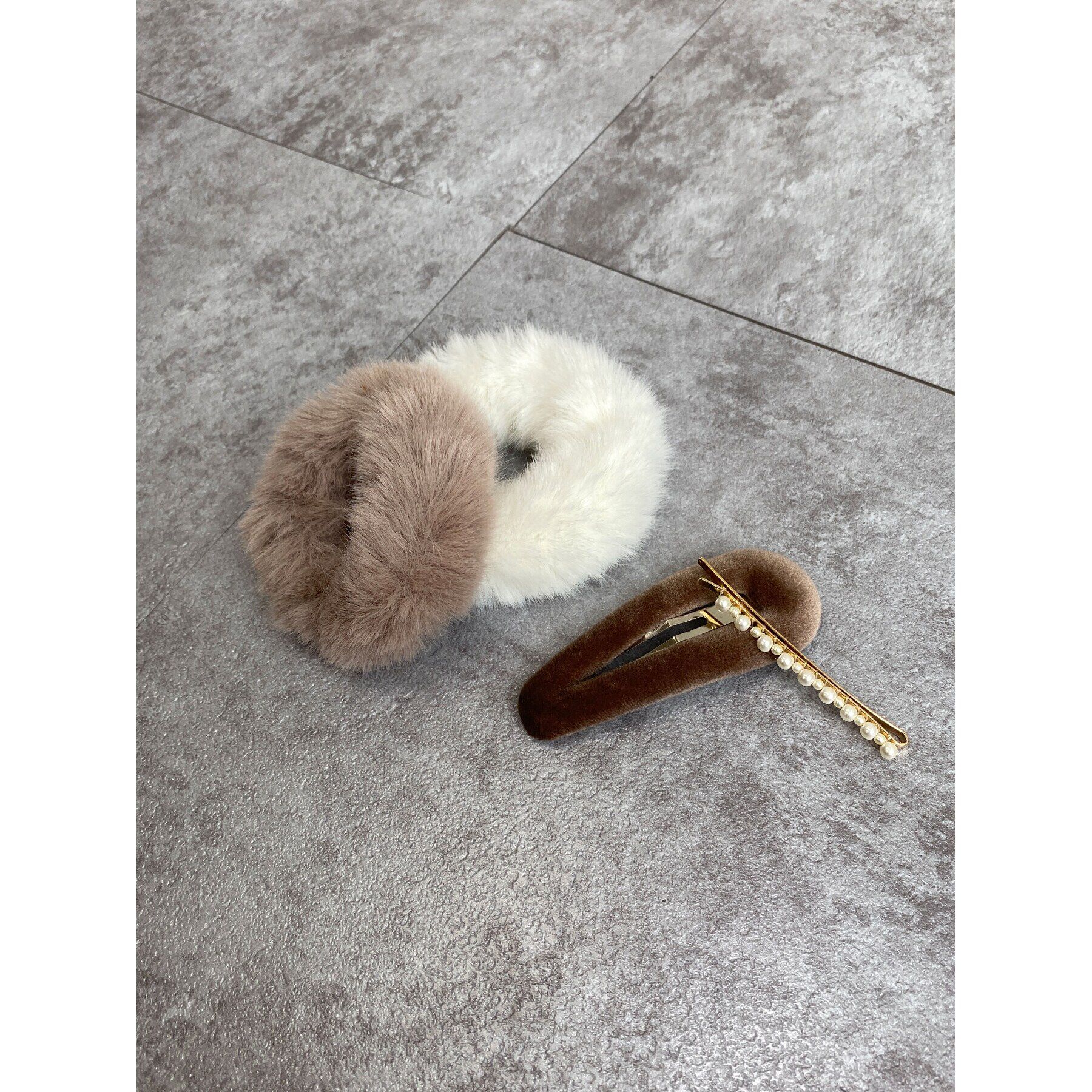 OPAQUE.CLIP「ベロアピン&times;メタルフェイクパールピンセット」|その他|