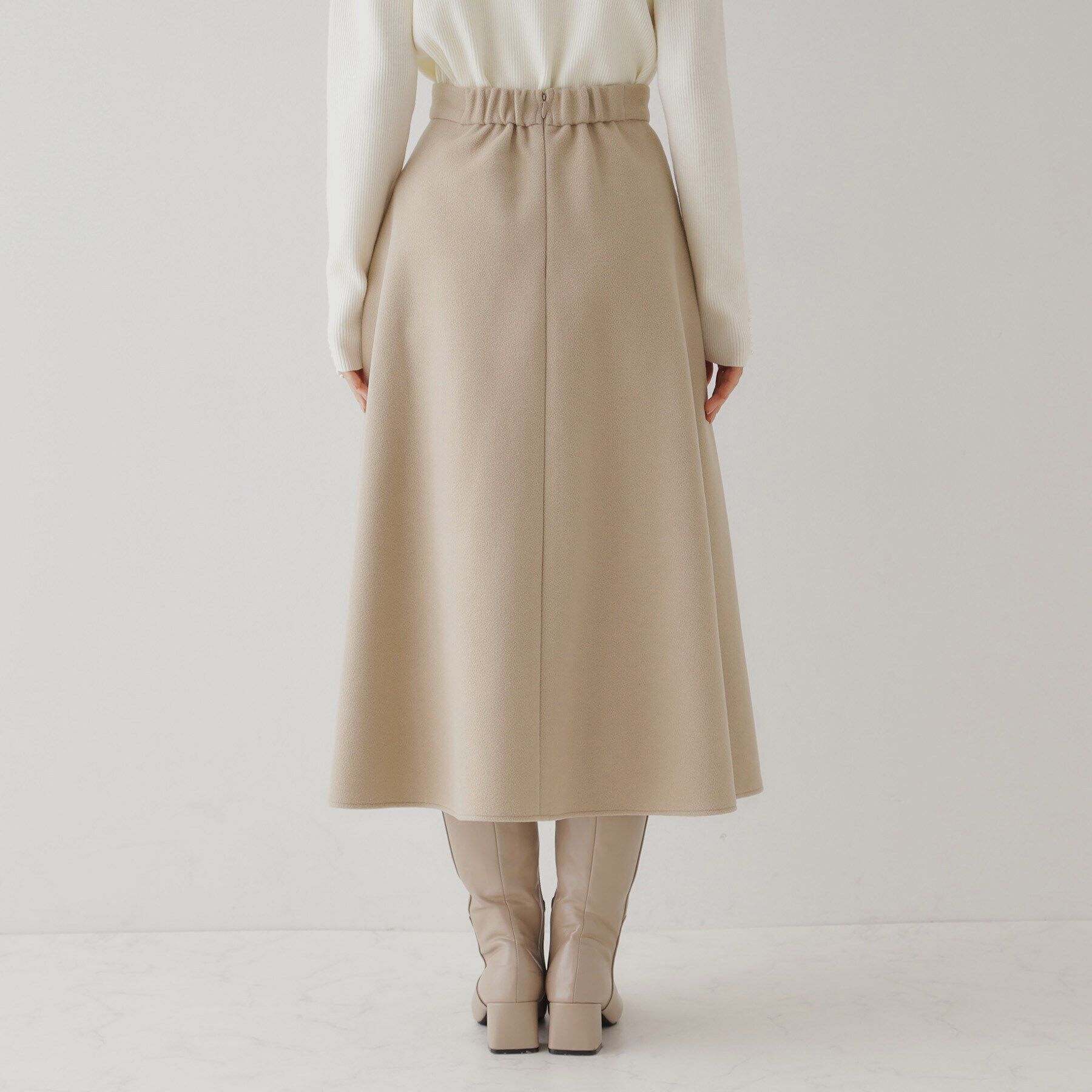 Couture broach「フェイクウールニットスカート」|スカート|
