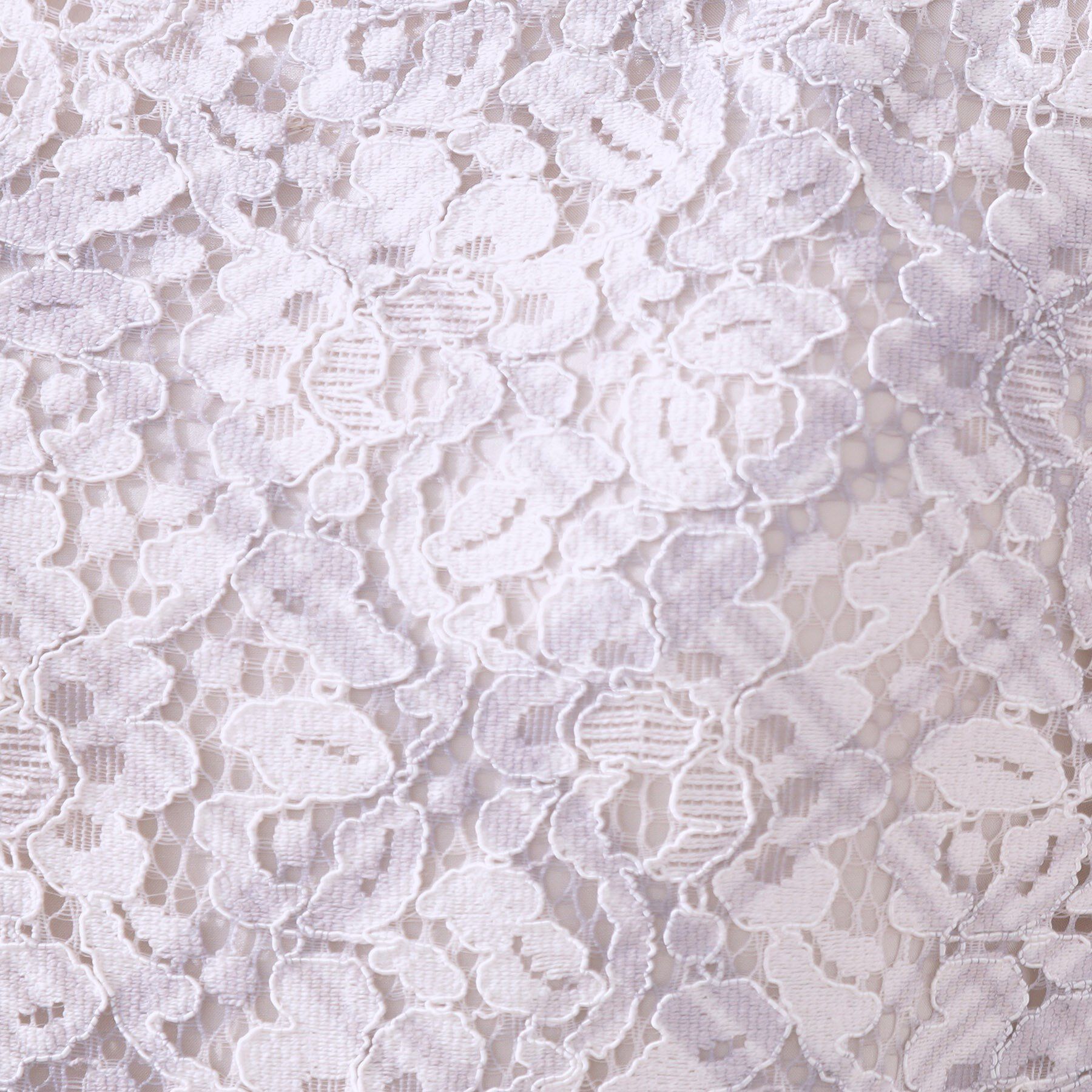 Couture broach「【一枚で着映え・華やか】チェックプリント コードレースワンピース」|ワンピース|