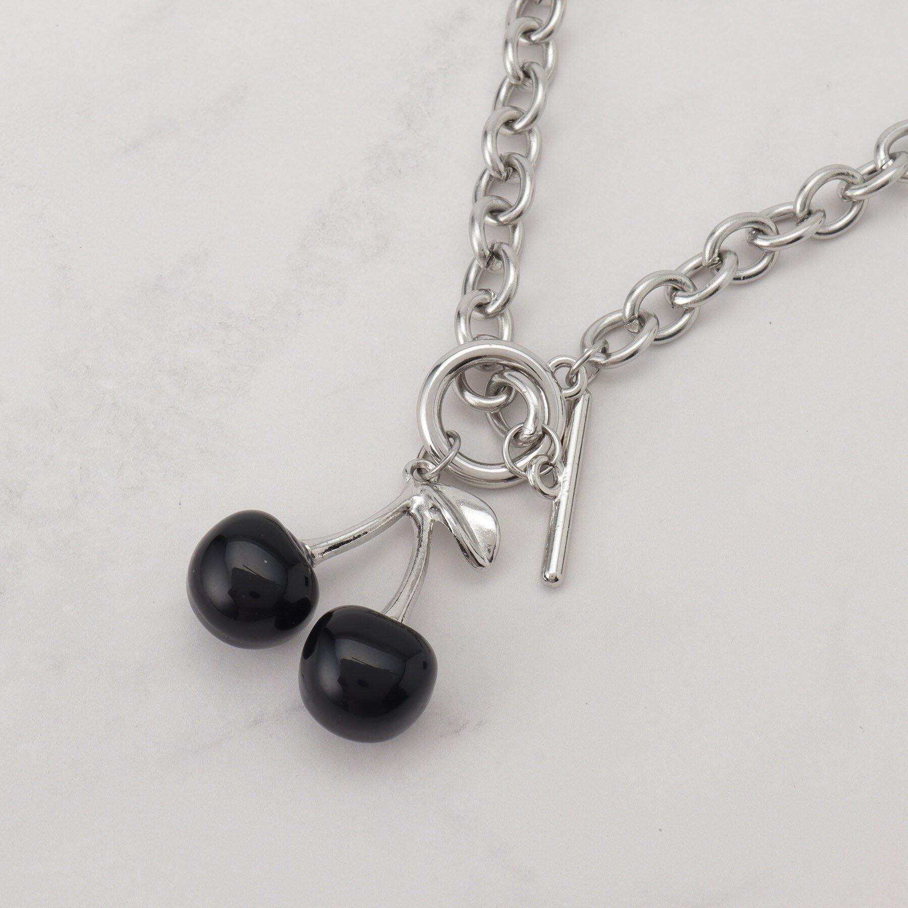 PINK-latte「チェーンネックレス」|ネックレス|シルバー(006)