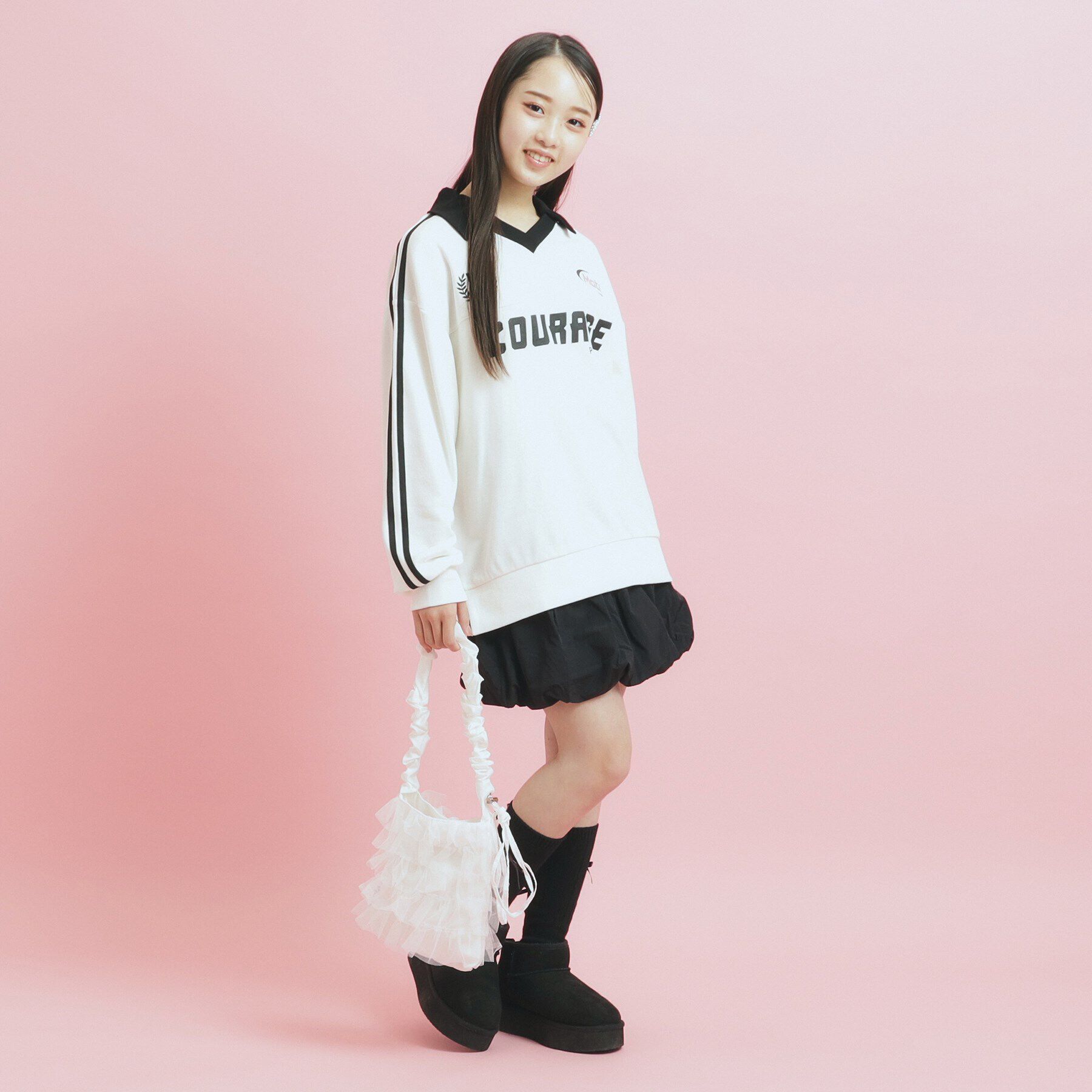 PINK-latte「チュールショルダー」|ショルダー・メッセンジャー|