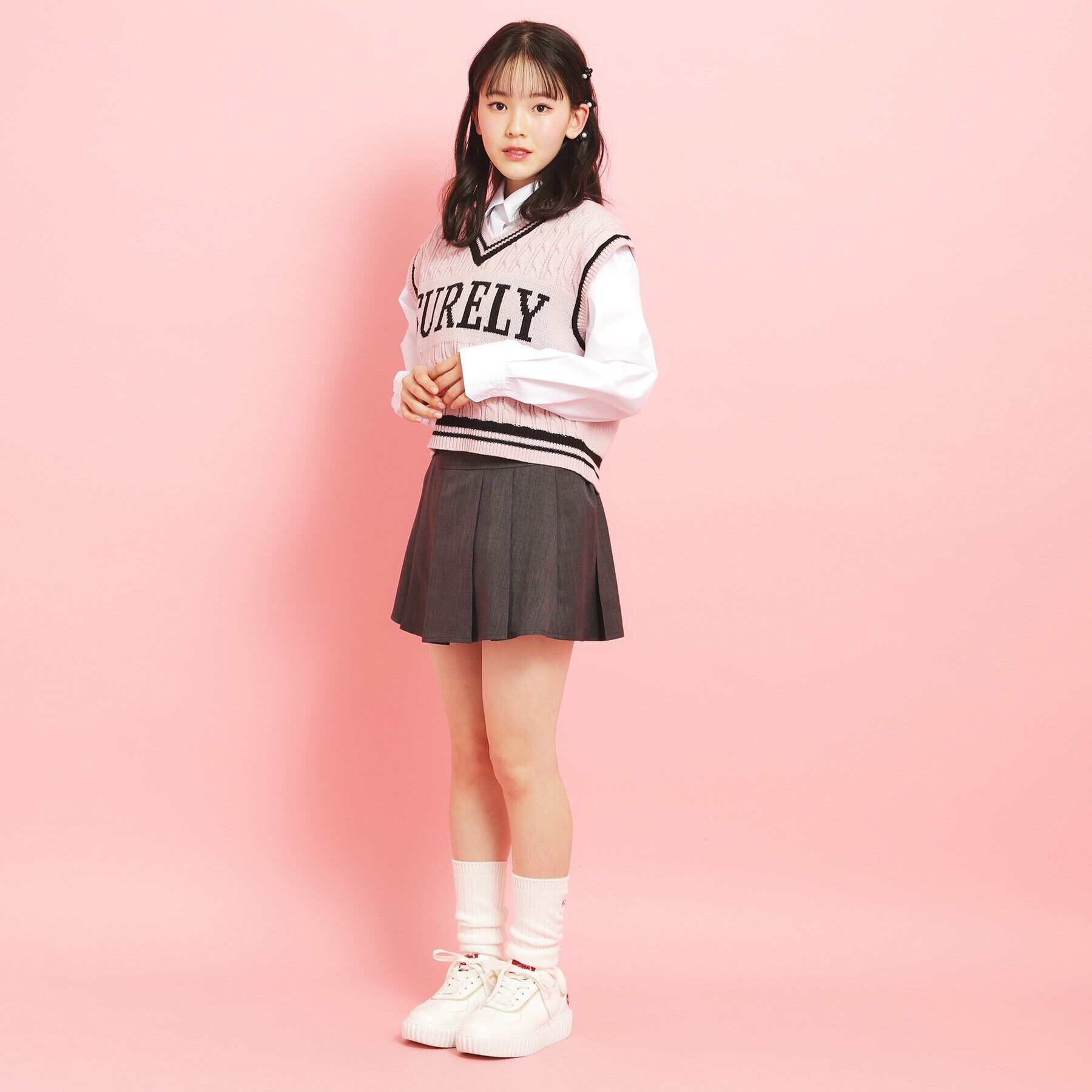 PINK-latte「【アソート】ニットベスト」|ベスト・ジレ|