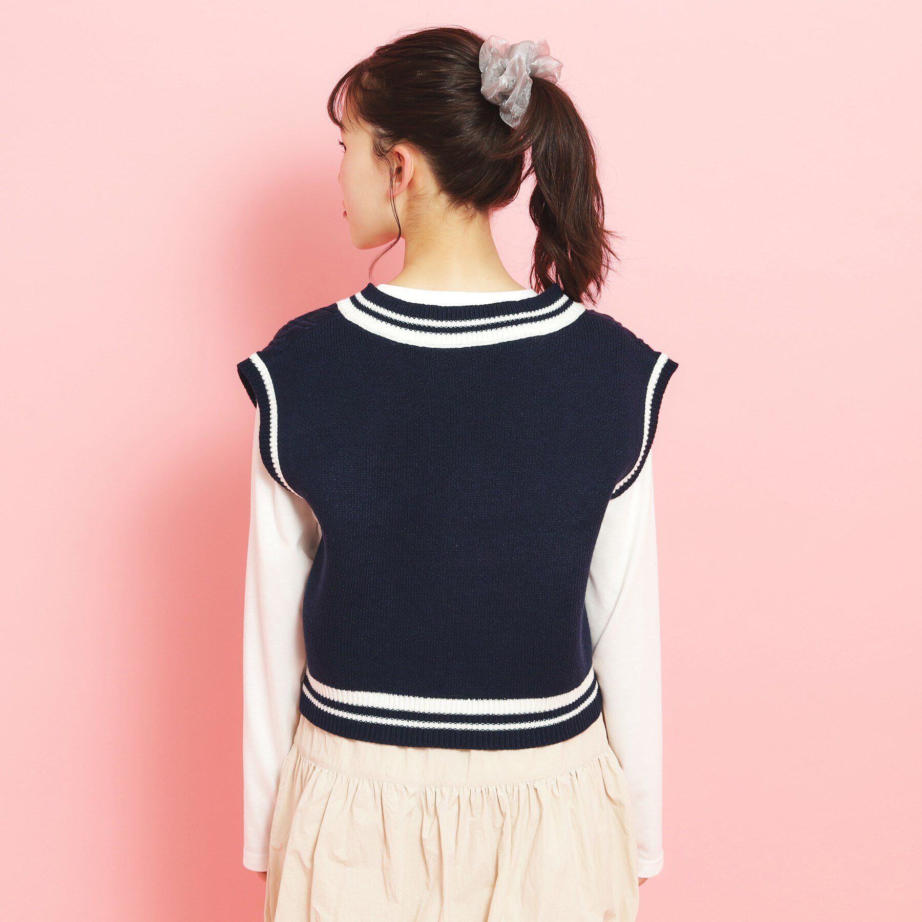 PINK-latte「【アソート】ニットベスト」|ベスト・ジレ|