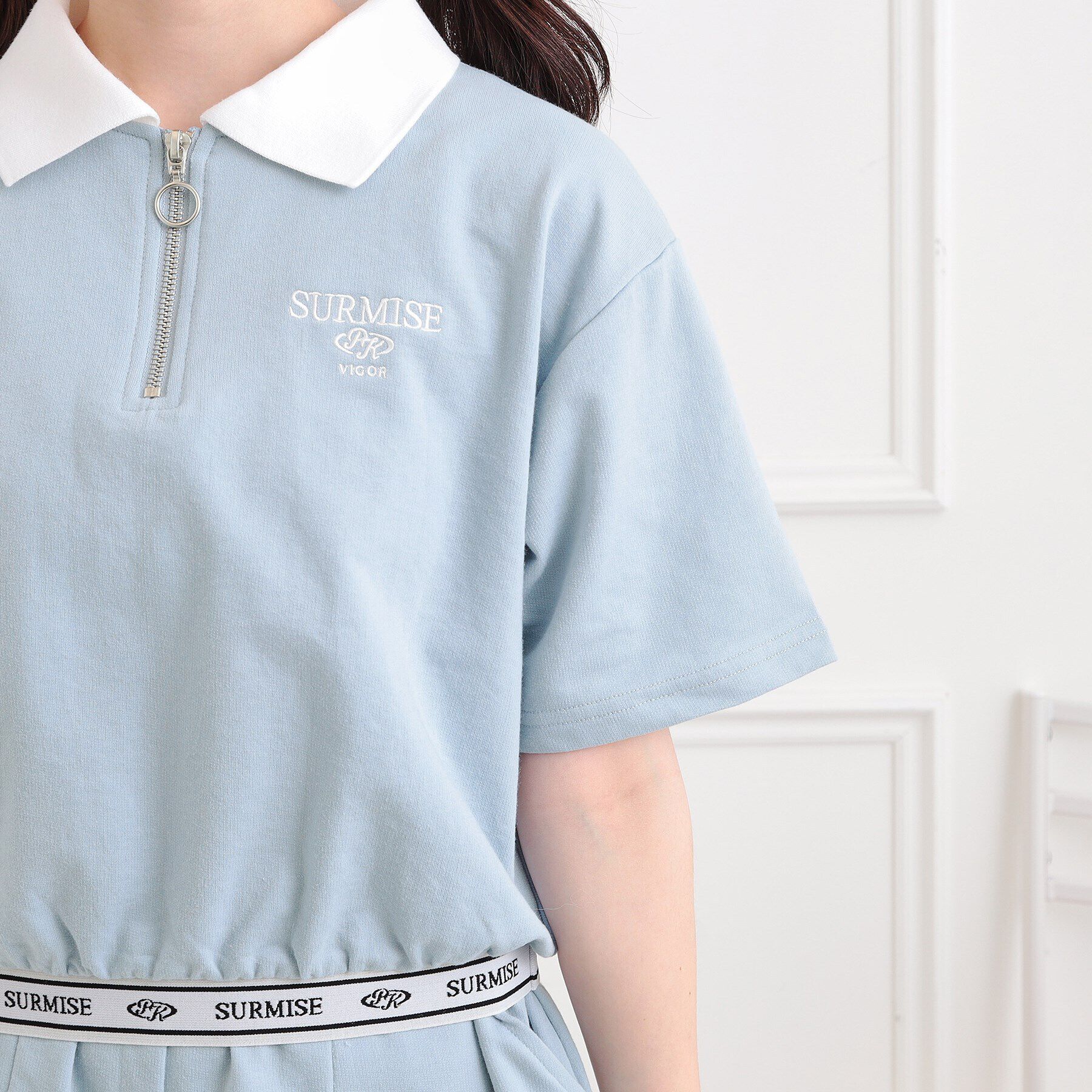 PINK-latte「【セットアイテム】ハーフジッププルオーバー＋キュロット」|その他|