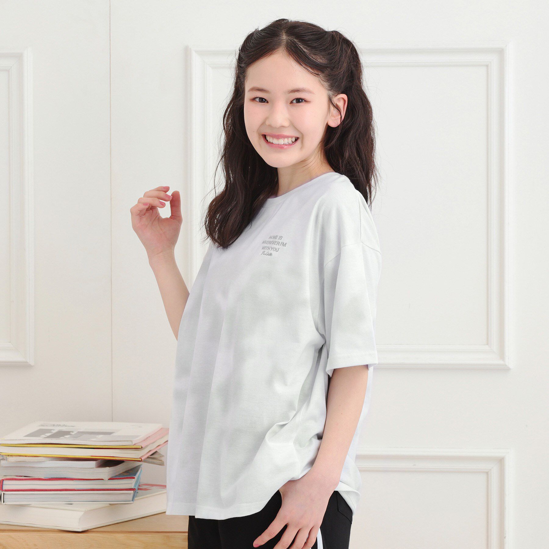 PINK-latte「タイダイ柄ビッグTシャツ」|Tシャツ・カットソー|