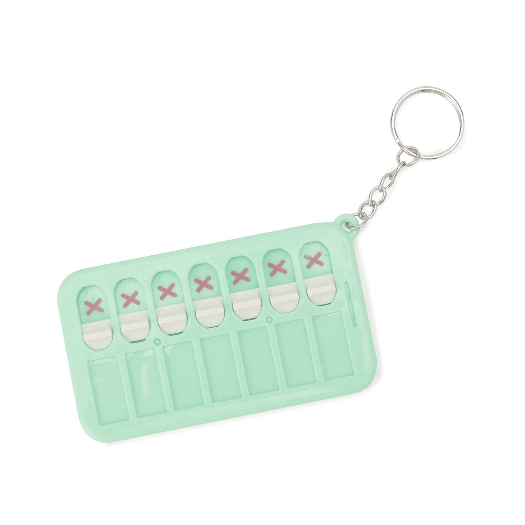 PINK-latte「チェッカーキーホルダー」|キーケース|ミントグリーン(02