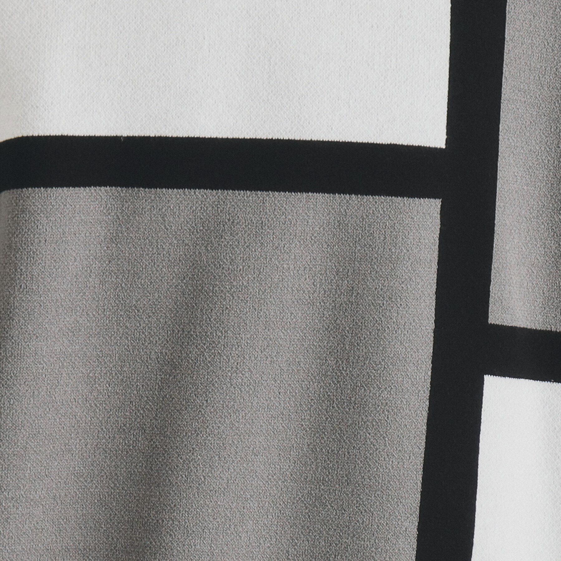 THE SHOP TK「パネルアートブロッキングクルーネックニット」|ニット・セーター|