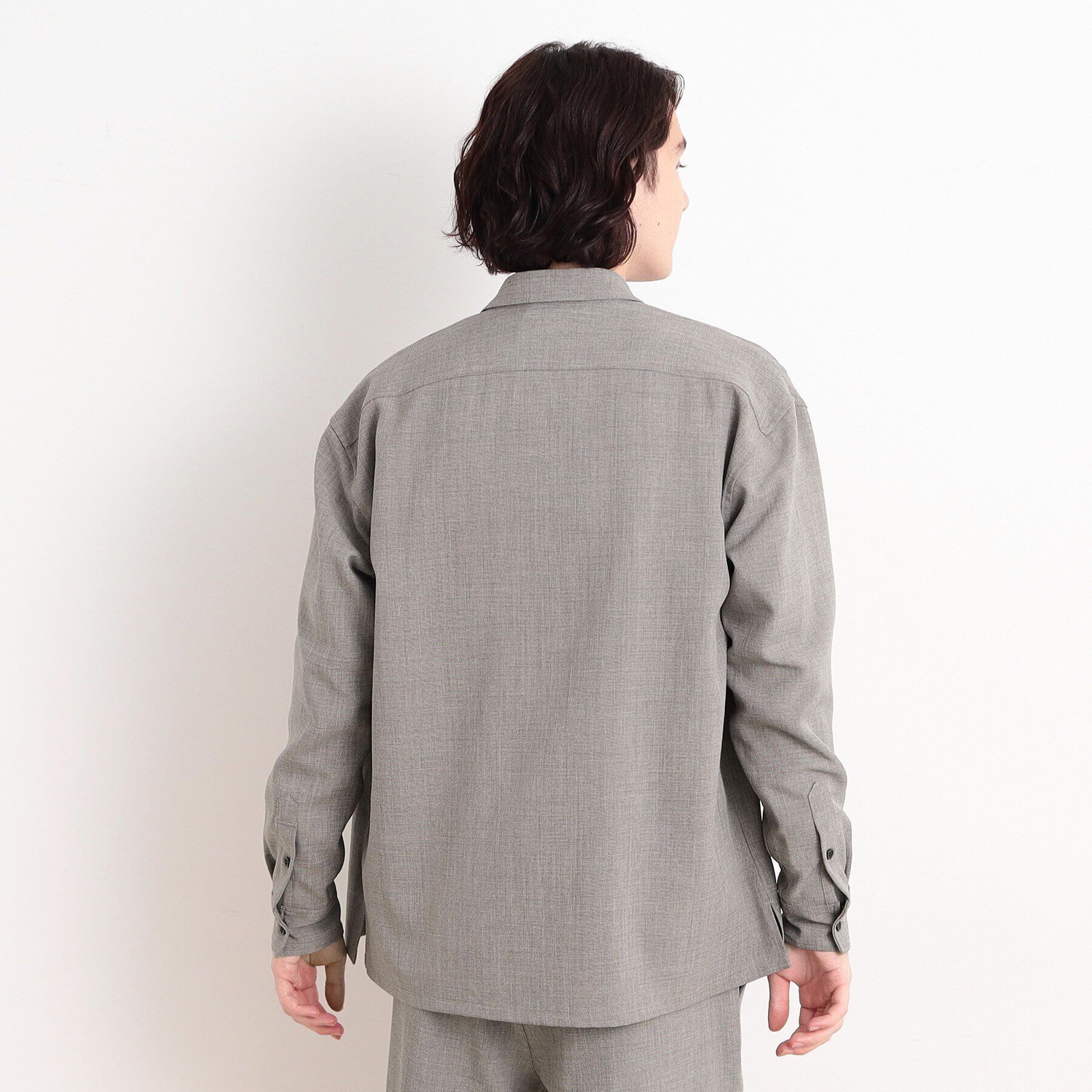 THE SHOP TK「【CAVIAN/キャビアン】リサイクルシャークスキンダブルフラップシャツ セットアップ可」|シャツ・ブラウス|