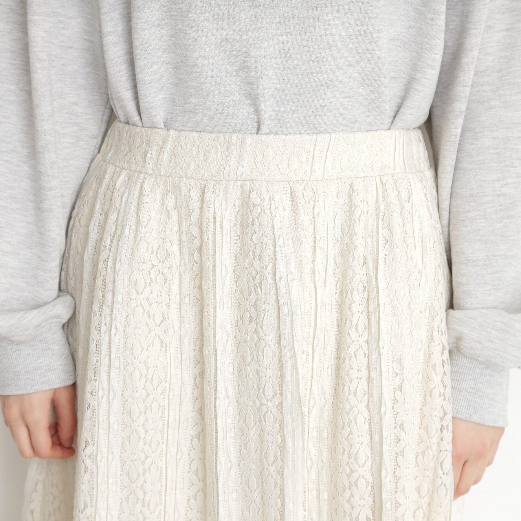 THE SHOP TK「レーススカート【洗える】」|スカート|