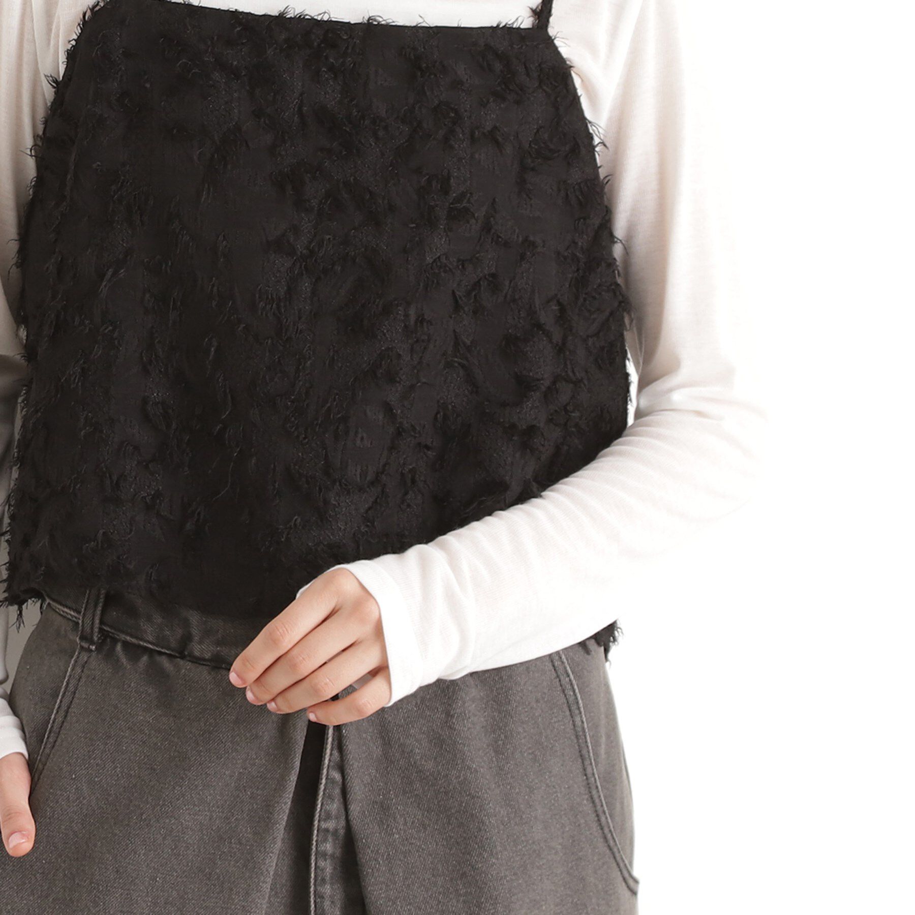 THE SHOP TK「シアーフライスセットビスチェ【洗える】」|その他|