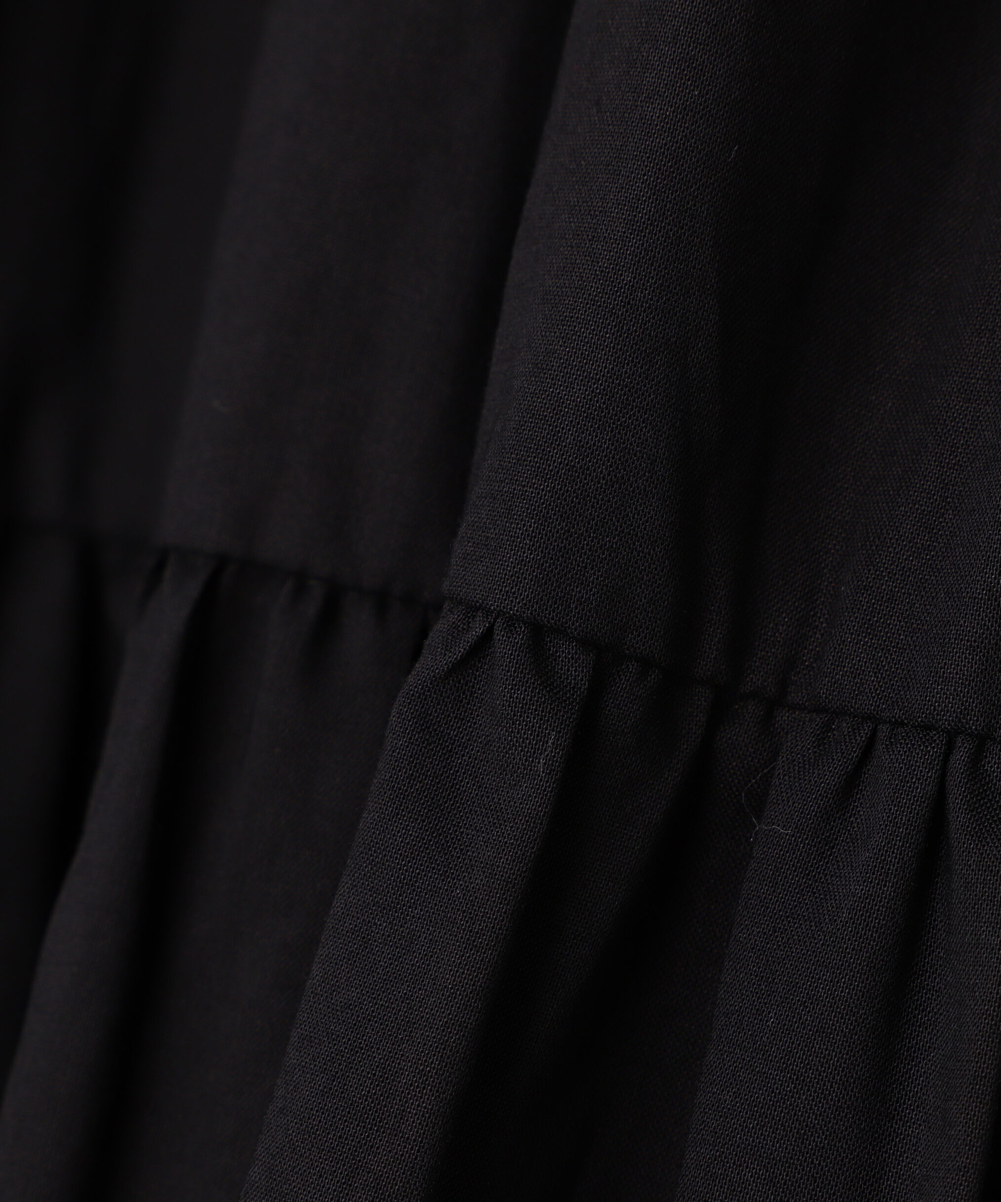  「コットンVネックティアードワンピース」|ワンピース|