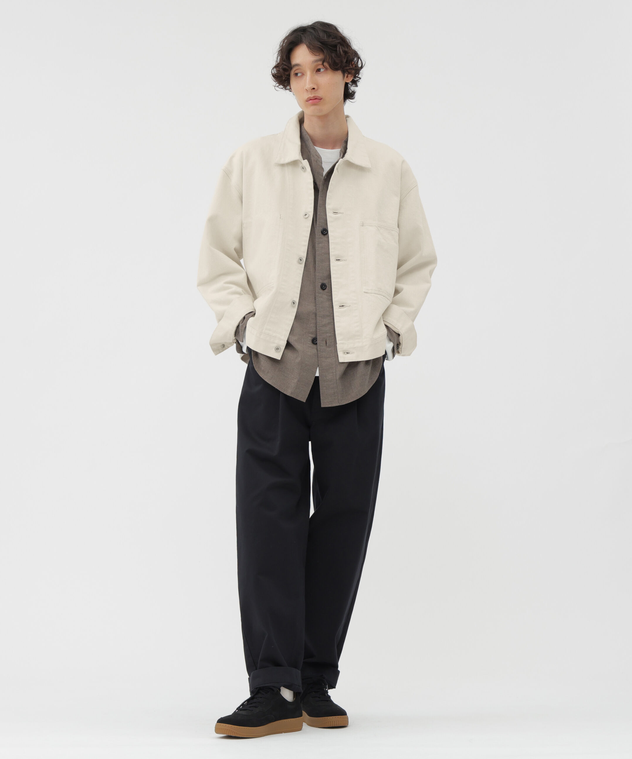 MHL.「CANTON NATURAL DENIM BLOUSON」|ブルゾン・スタジャン|