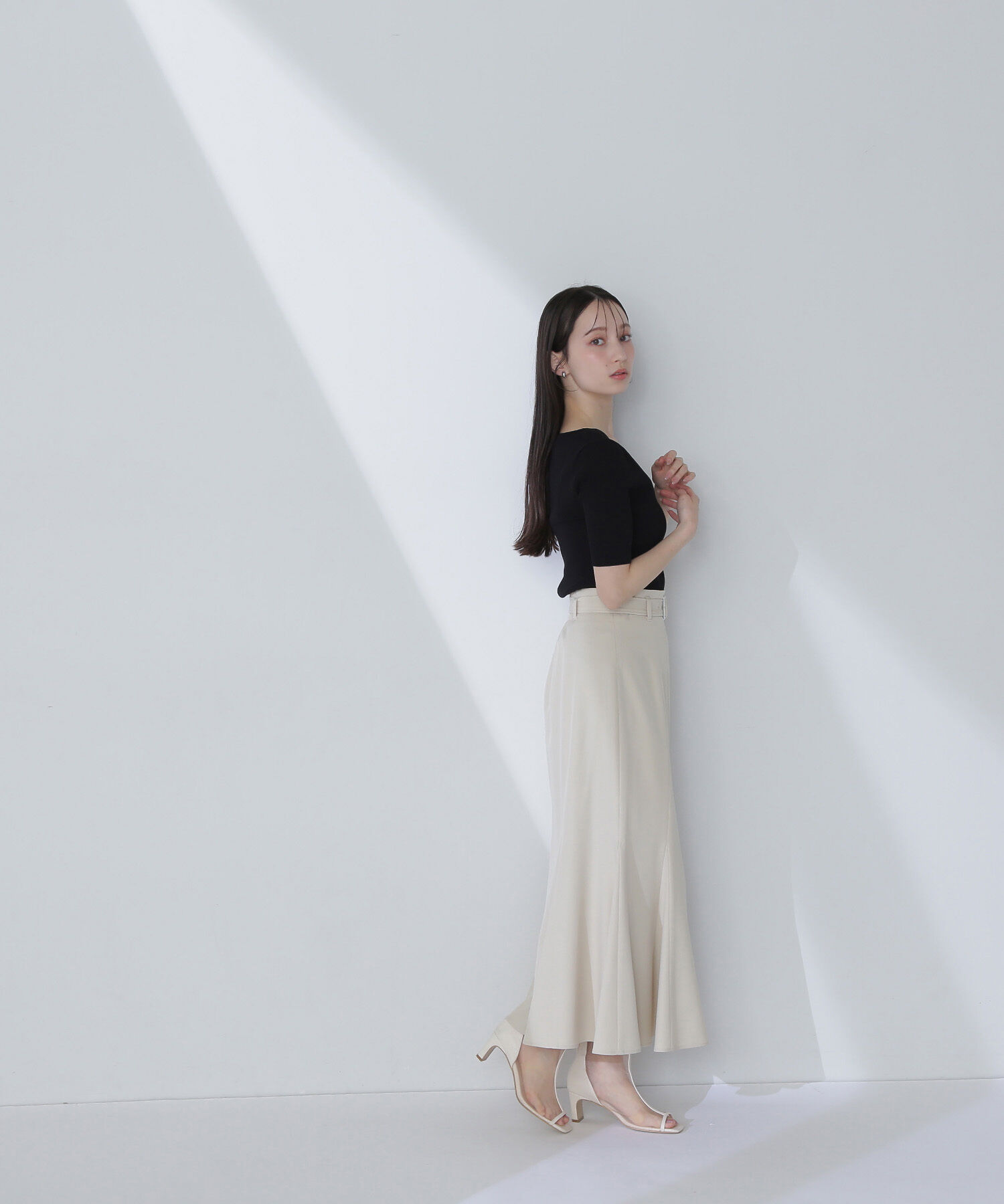  「ベルテッドマーメイドスカート」|スカート|