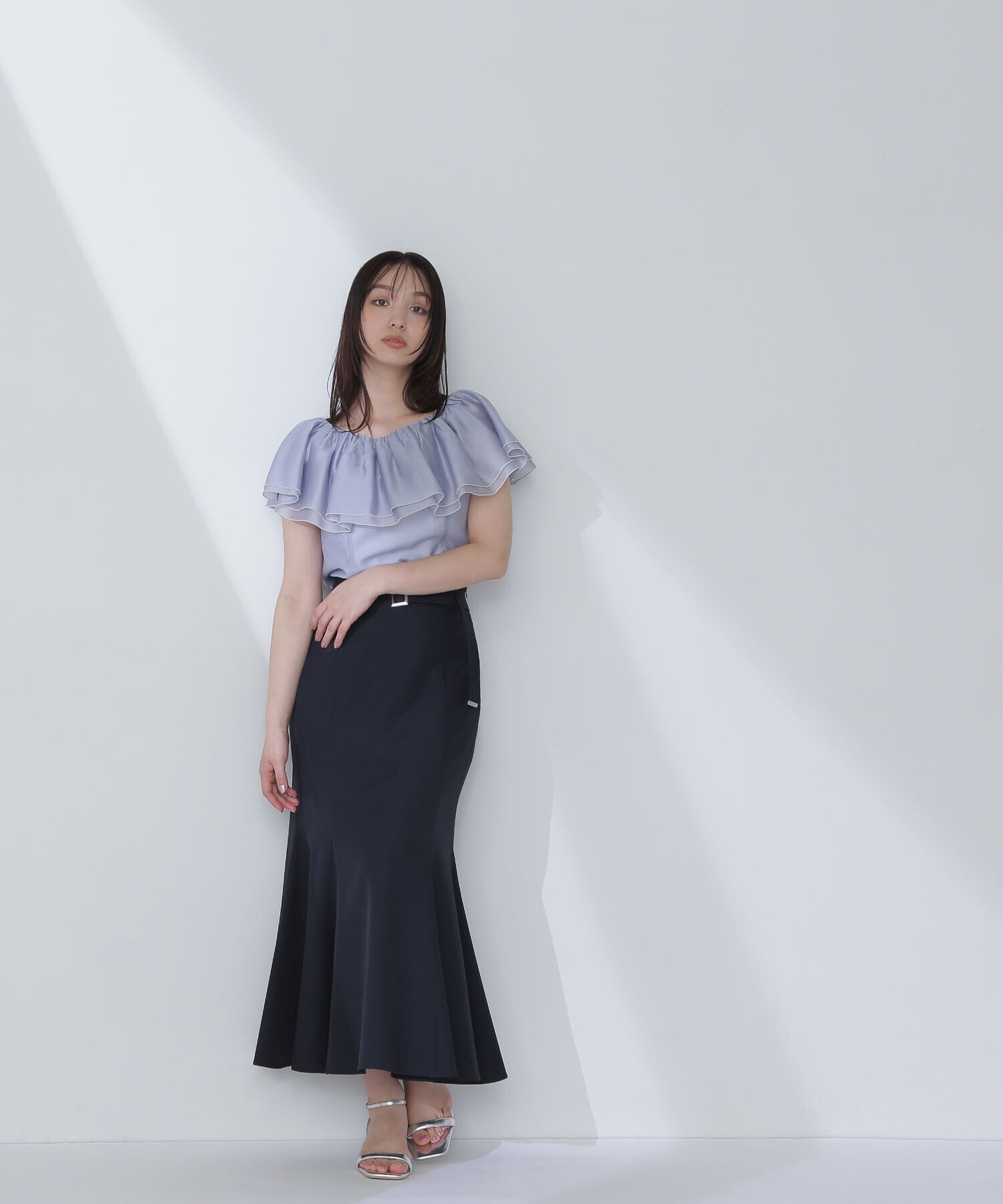  「ベルテッドマーメイドスカート」|スカート|