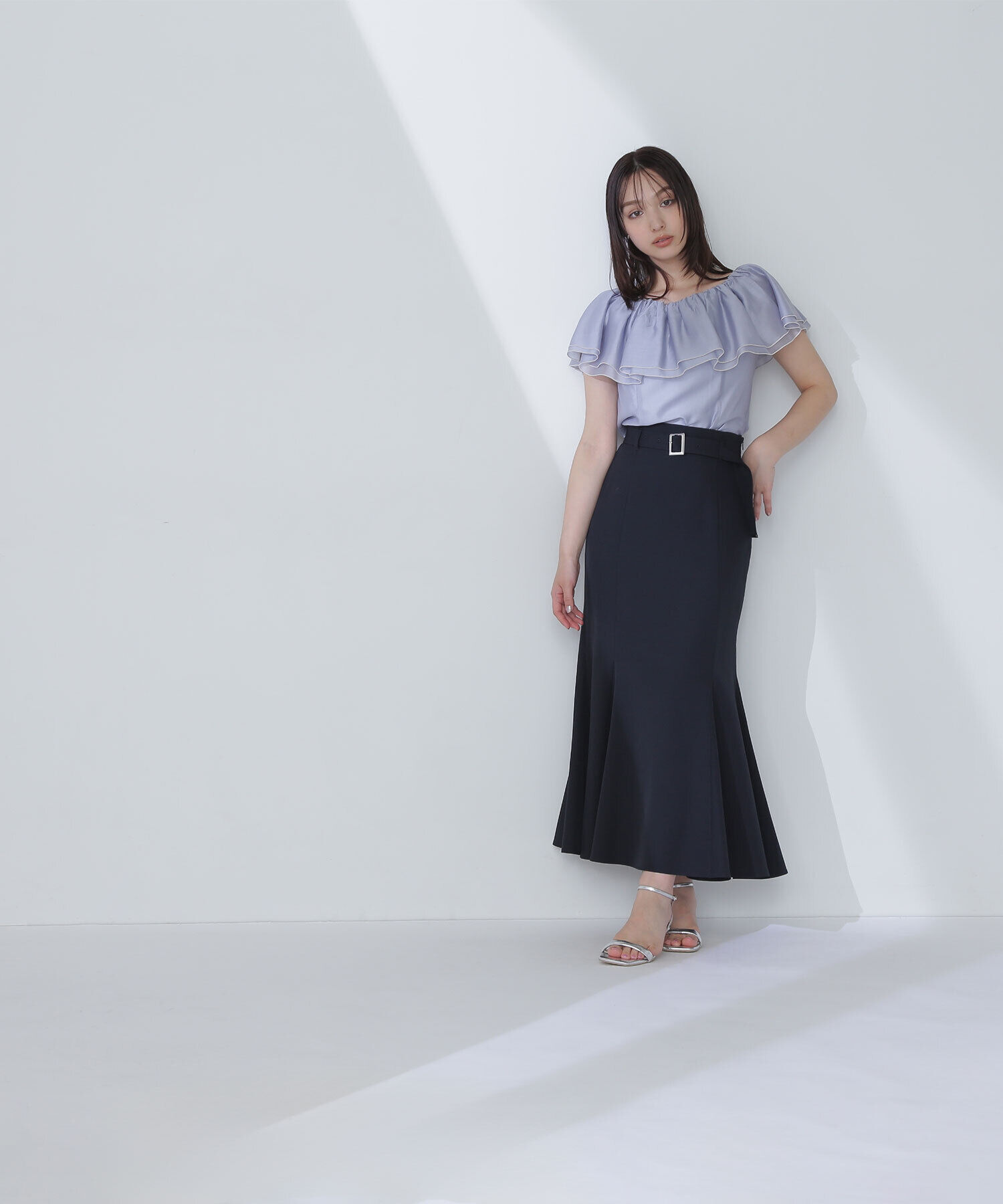  「ベルテッドマーメイドスカート」|スカート|