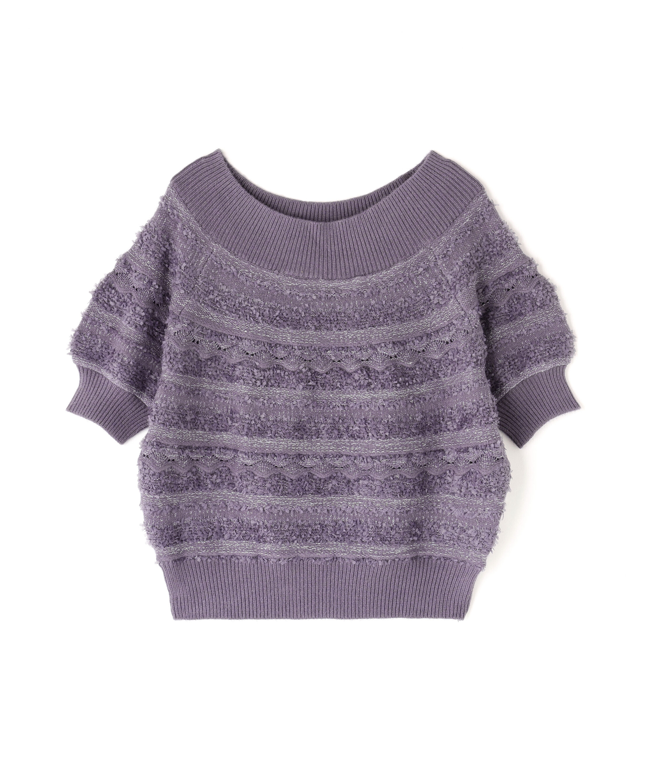  「柄編みドルマンニット」|ニット・セーター|