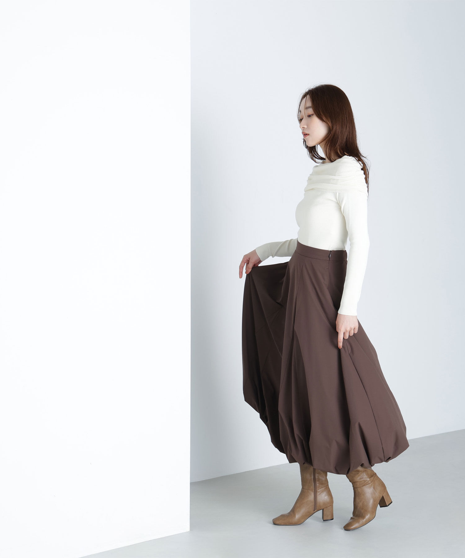  「オフショルコンパクトニット」|ニット・セーター|