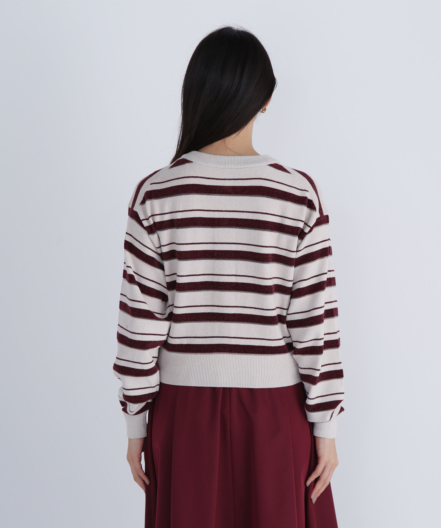  「シアーボーダーアンサンブル」|ニット・セーター|