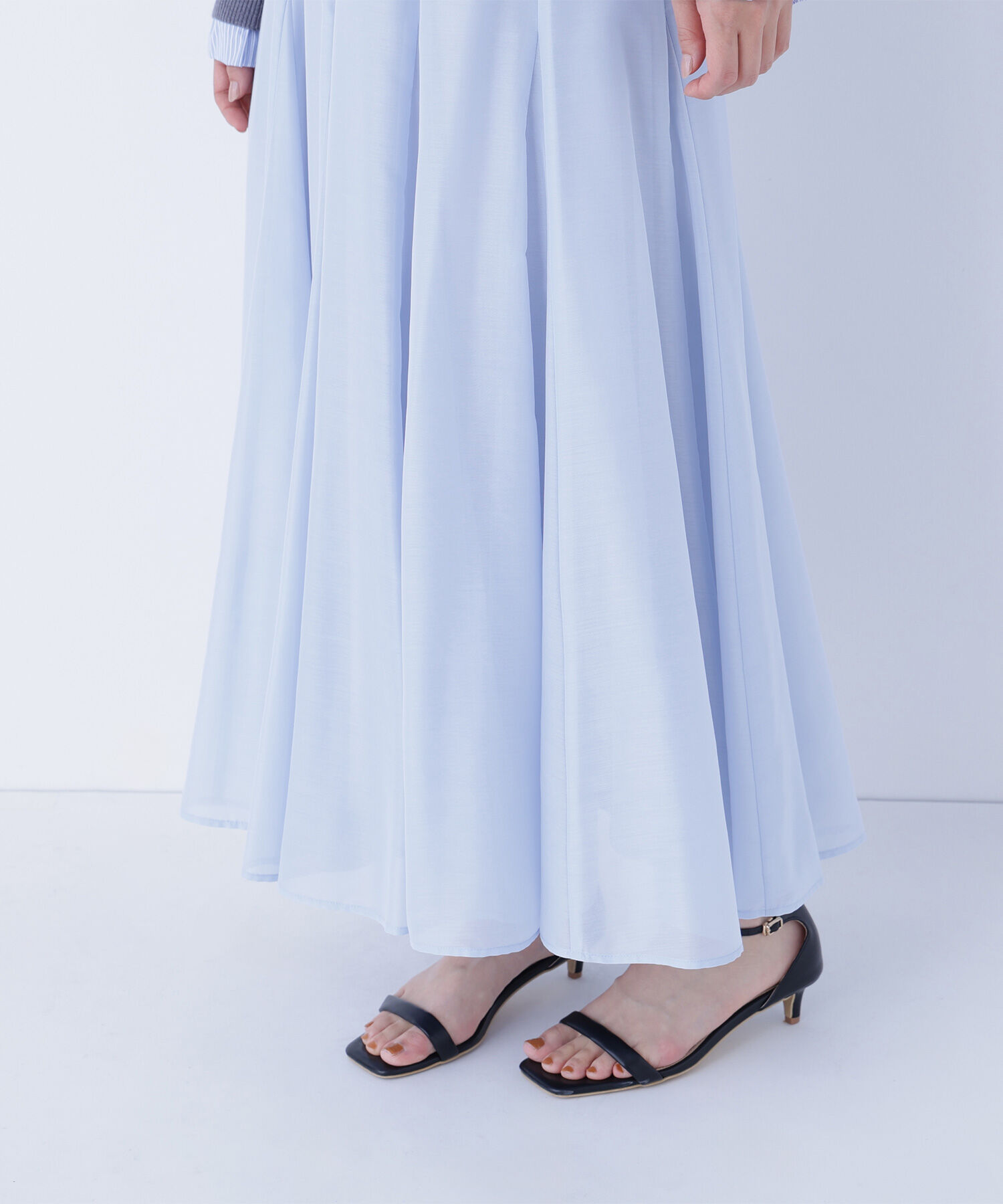  「シャイニーシアーボイルスカート」|スカート|