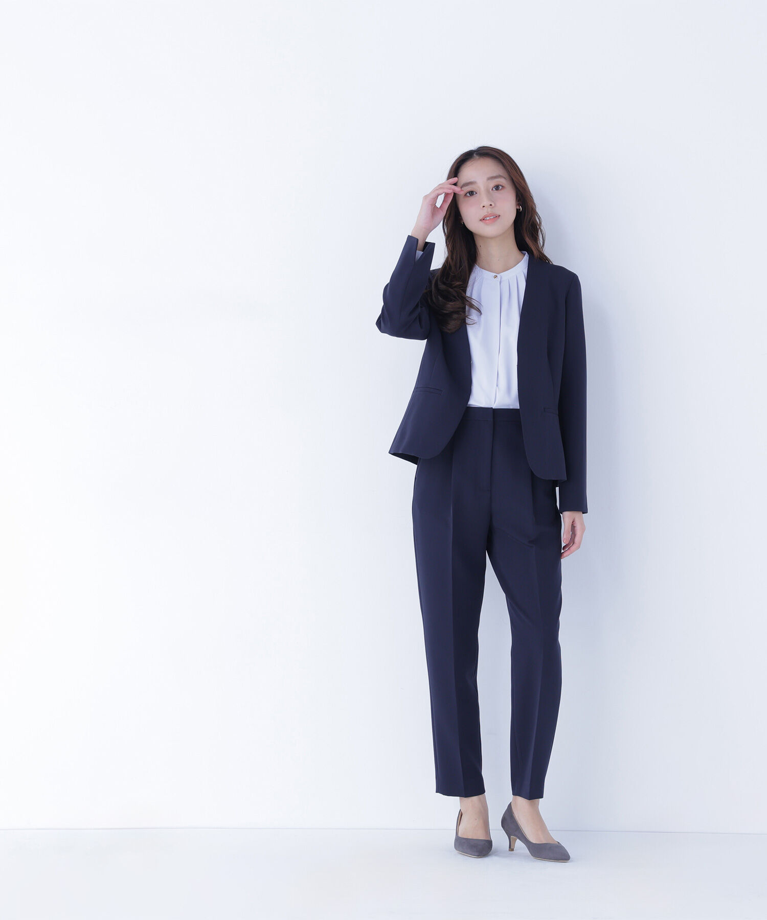  「ダブルクロスストレッチ SETUP ノーカラージャケット」|その他|