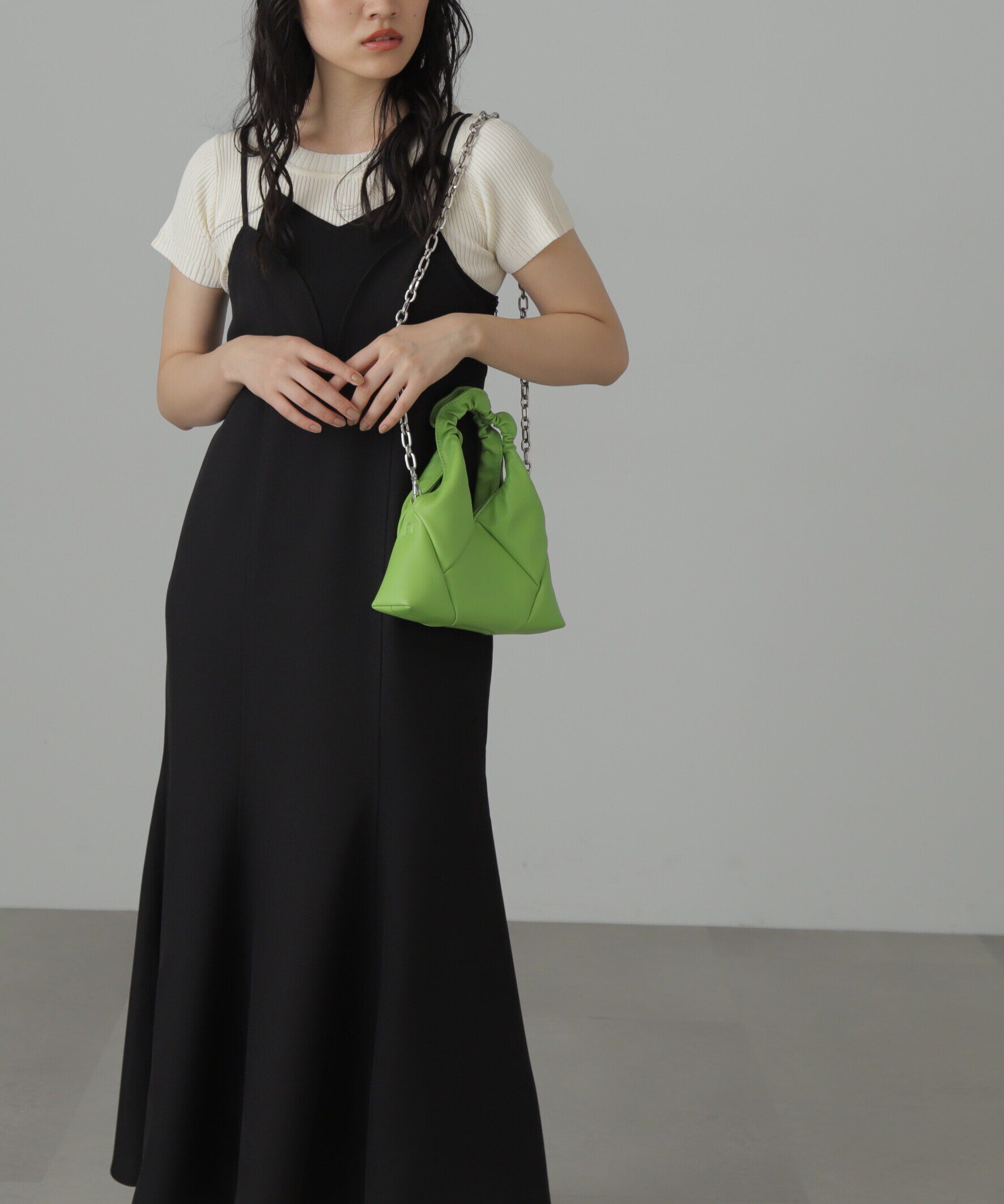  「トップレイヤードキャミマーメイドワンピース」|ワンピース|