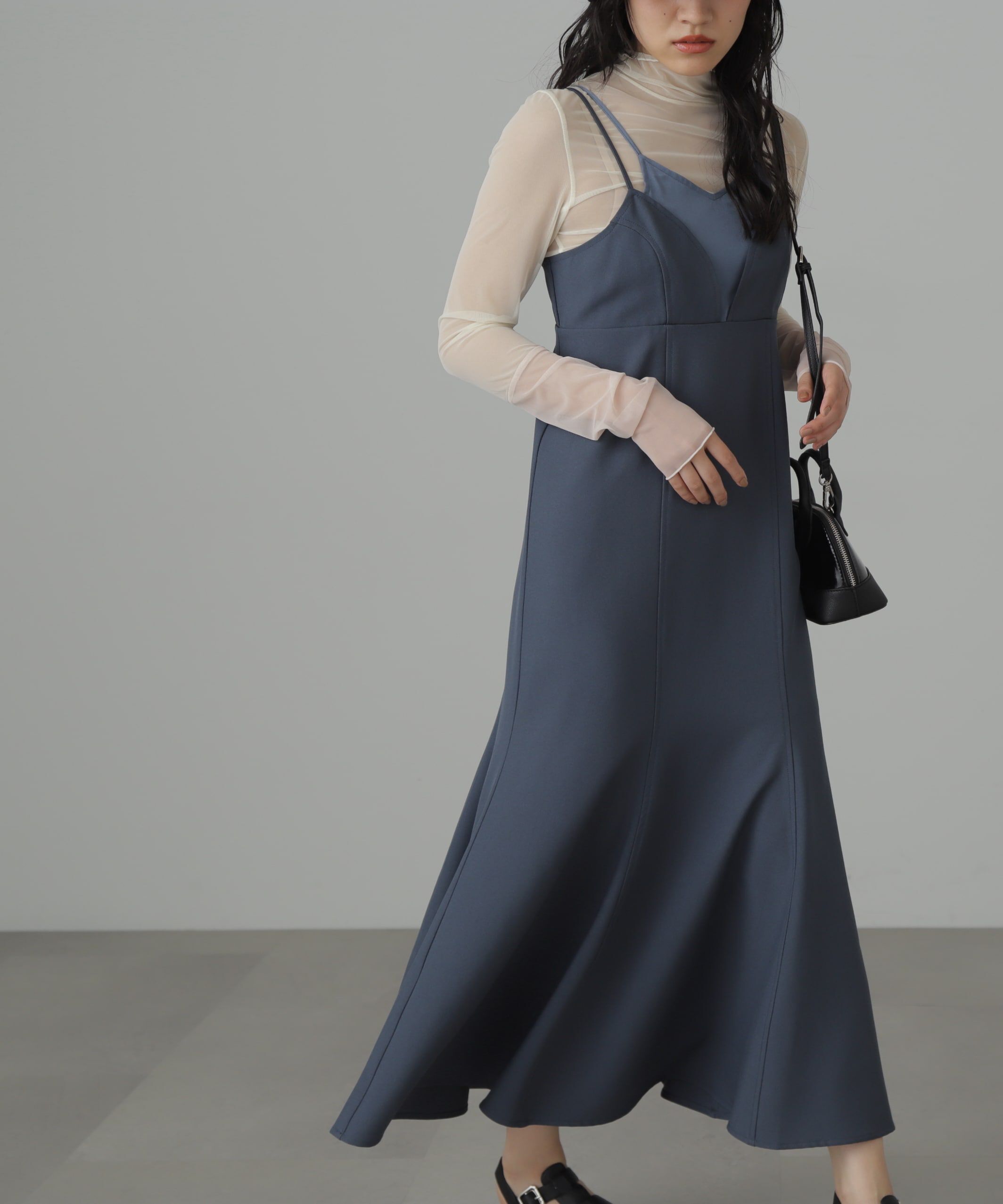  「トップレイヤードキャミマーメイドワンピース」|ワンピース|