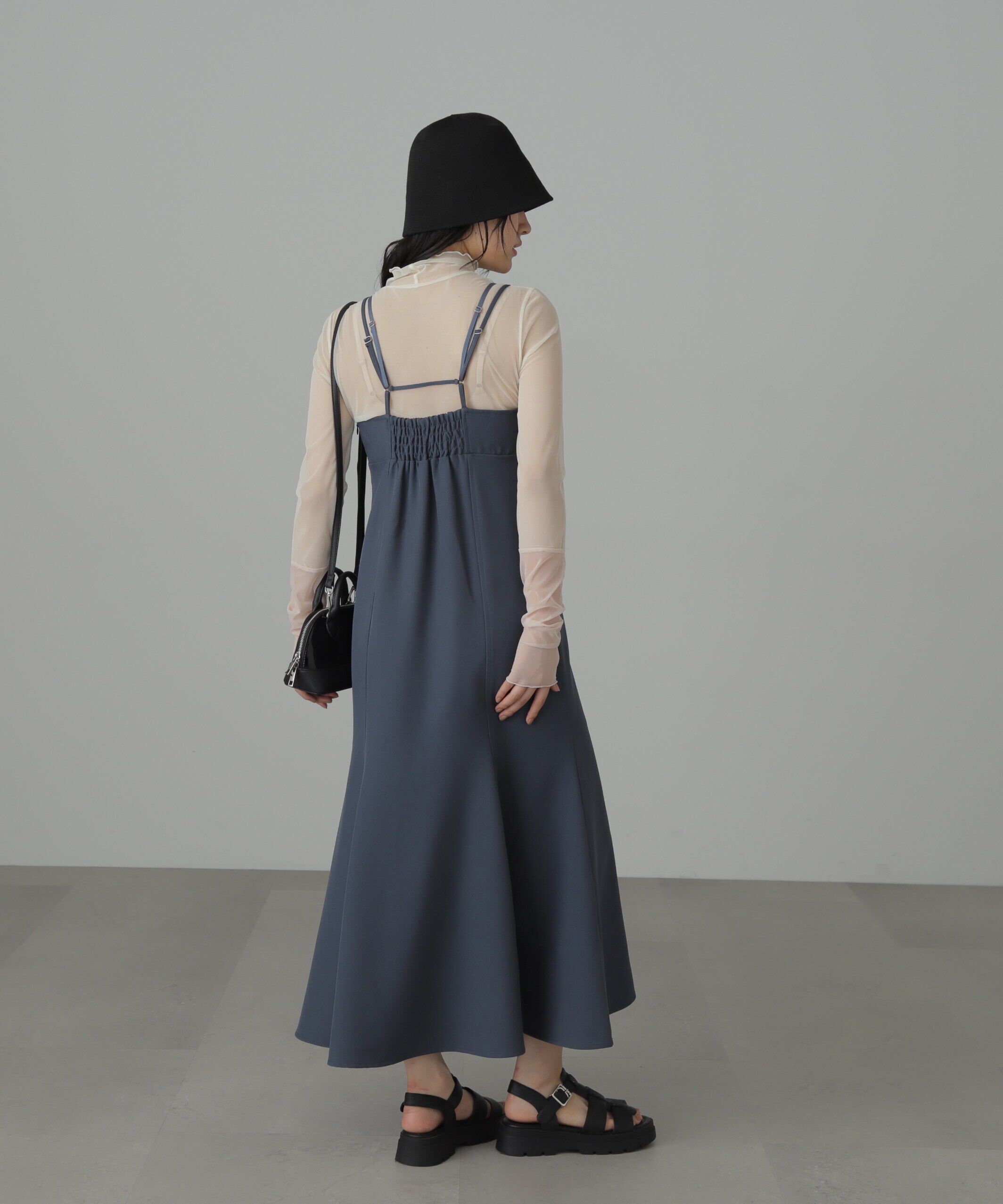  「トップレイヤードキャミマーメイドワンピース」|ワンピース|