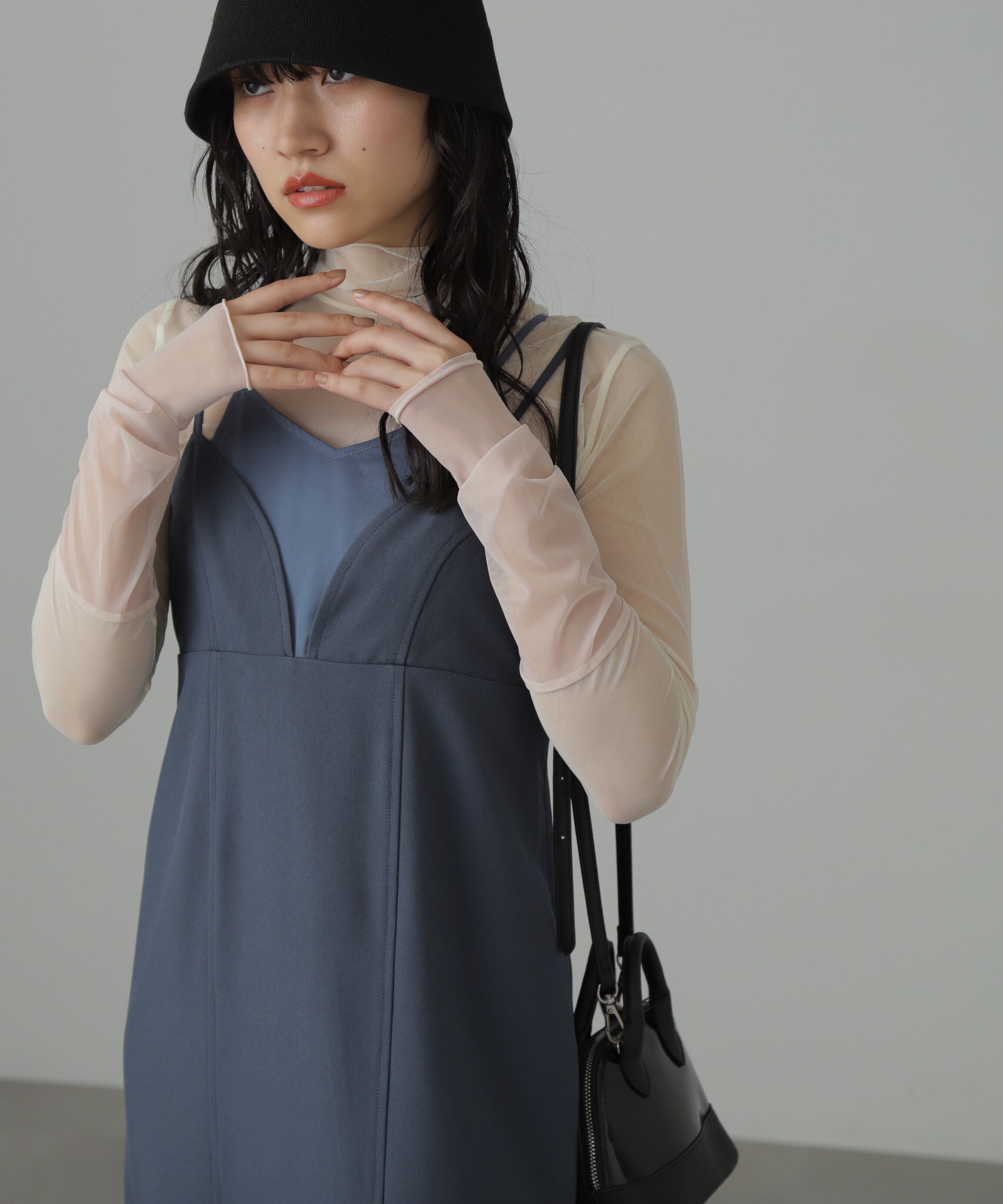  「トップレイヤードキャミマーメイドワンピース」|ワンピース|