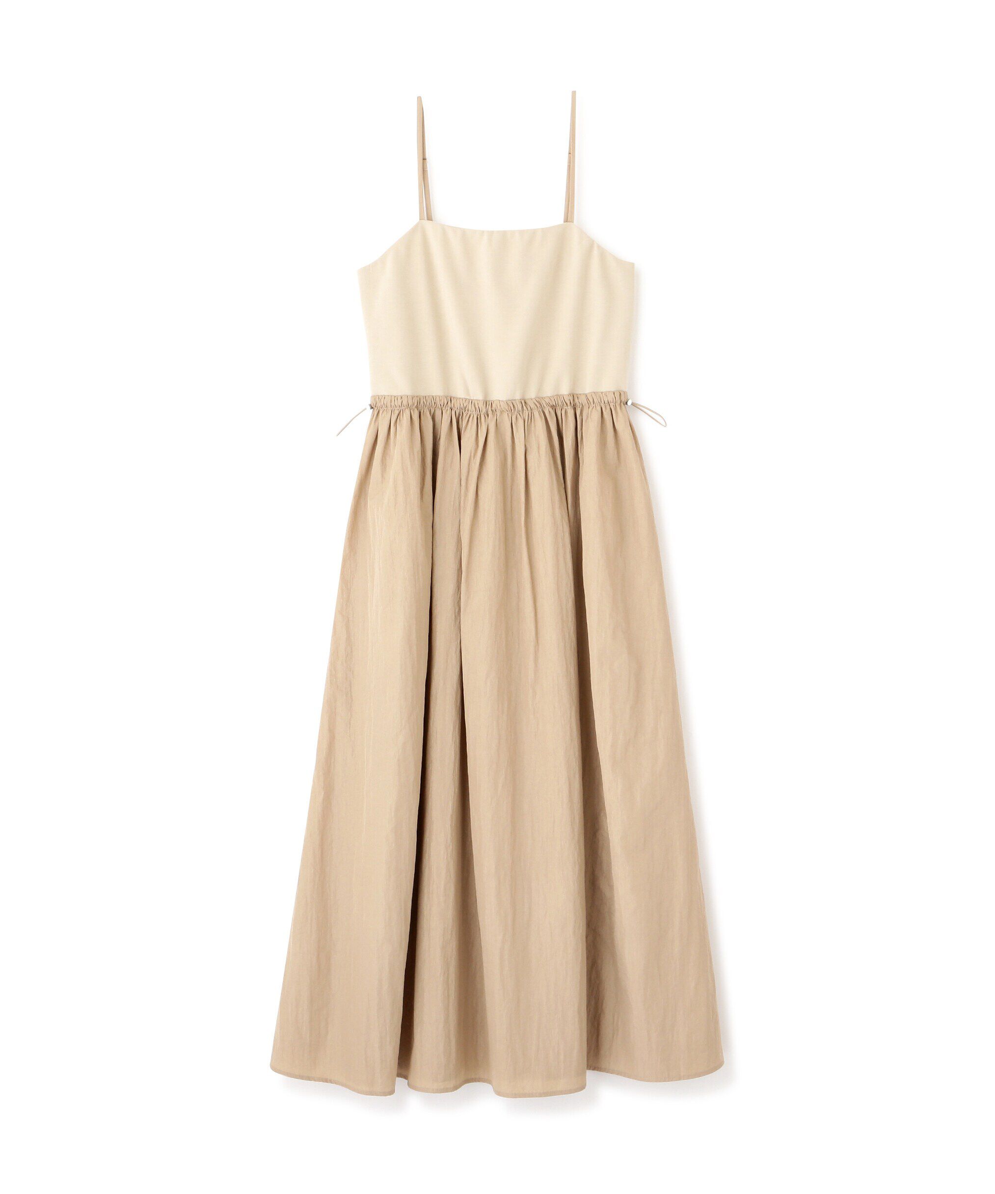  「異素材ドッキングキャミワンピース」|ワンピース|