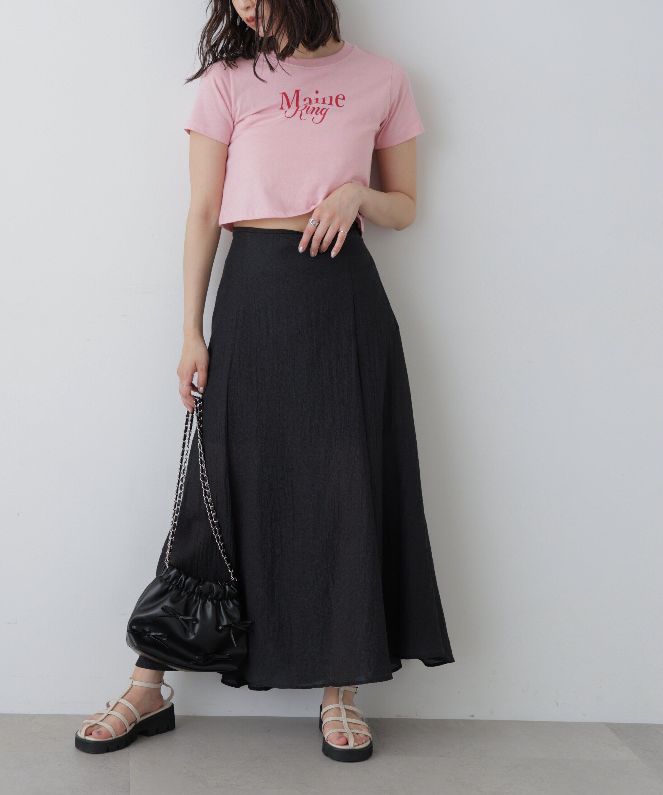  「シアー2wayマーメイドスカート」|スカート|