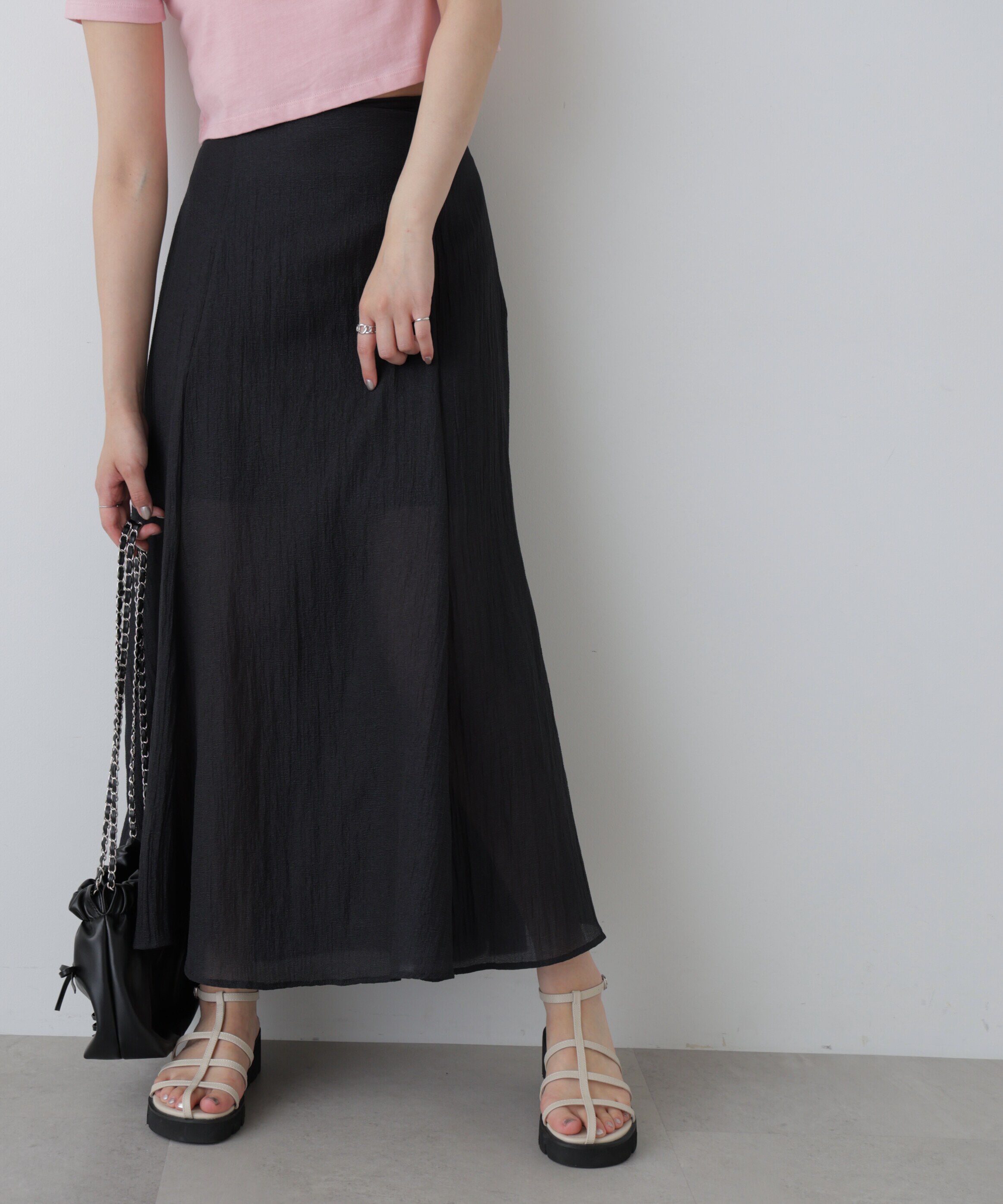  「シアー2wayマーメイドスカート」|スカート|